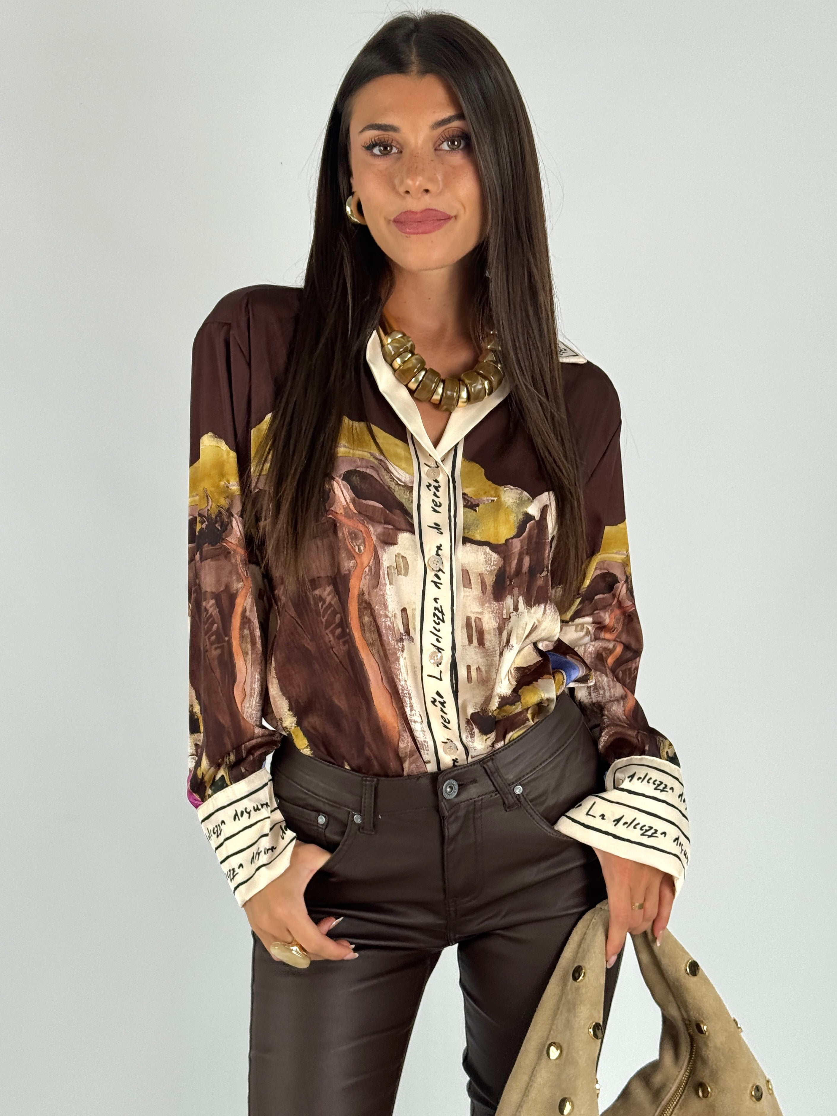 Camicia Siena marrone