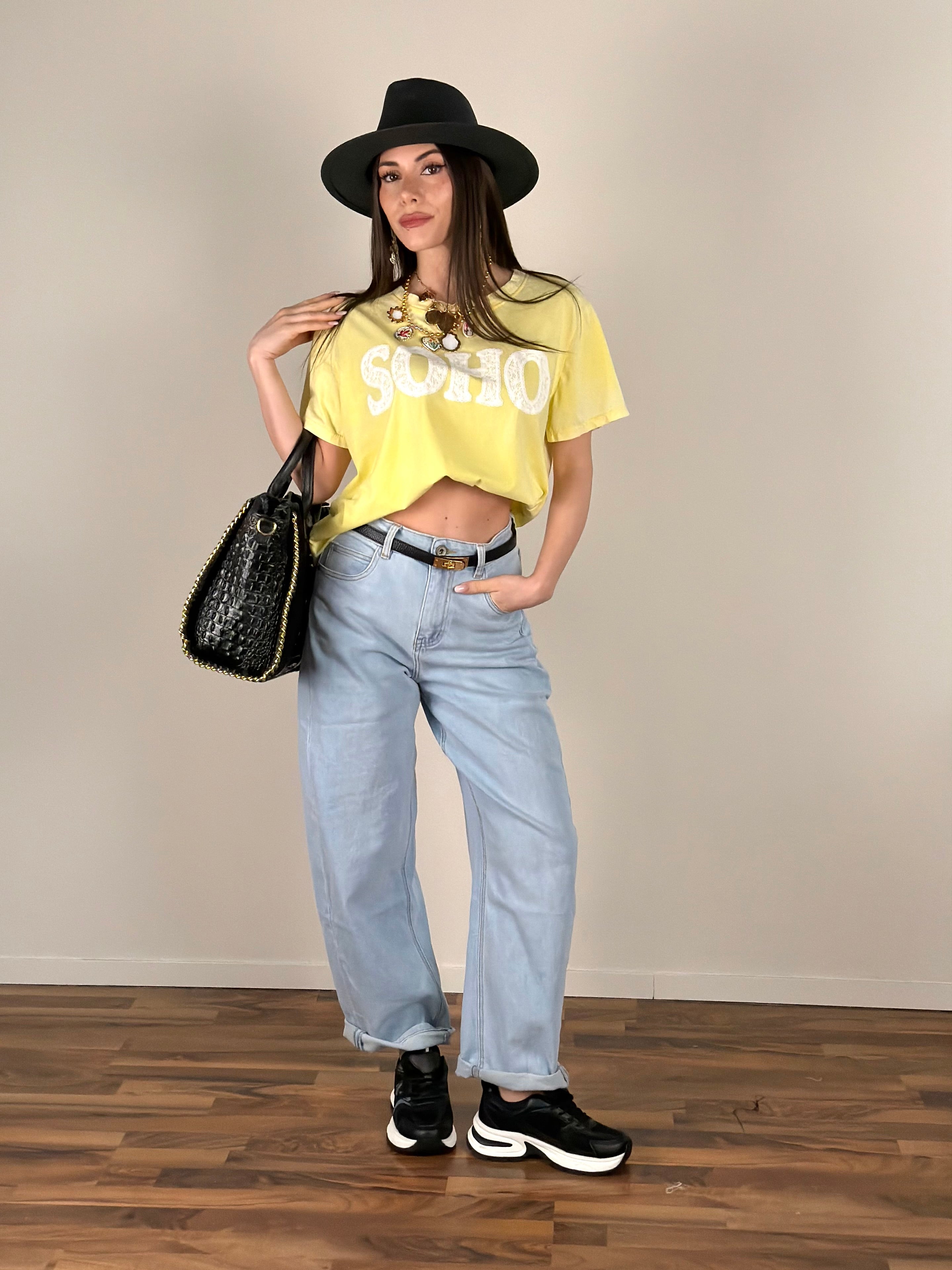 T-shirt Soho colors gialla
