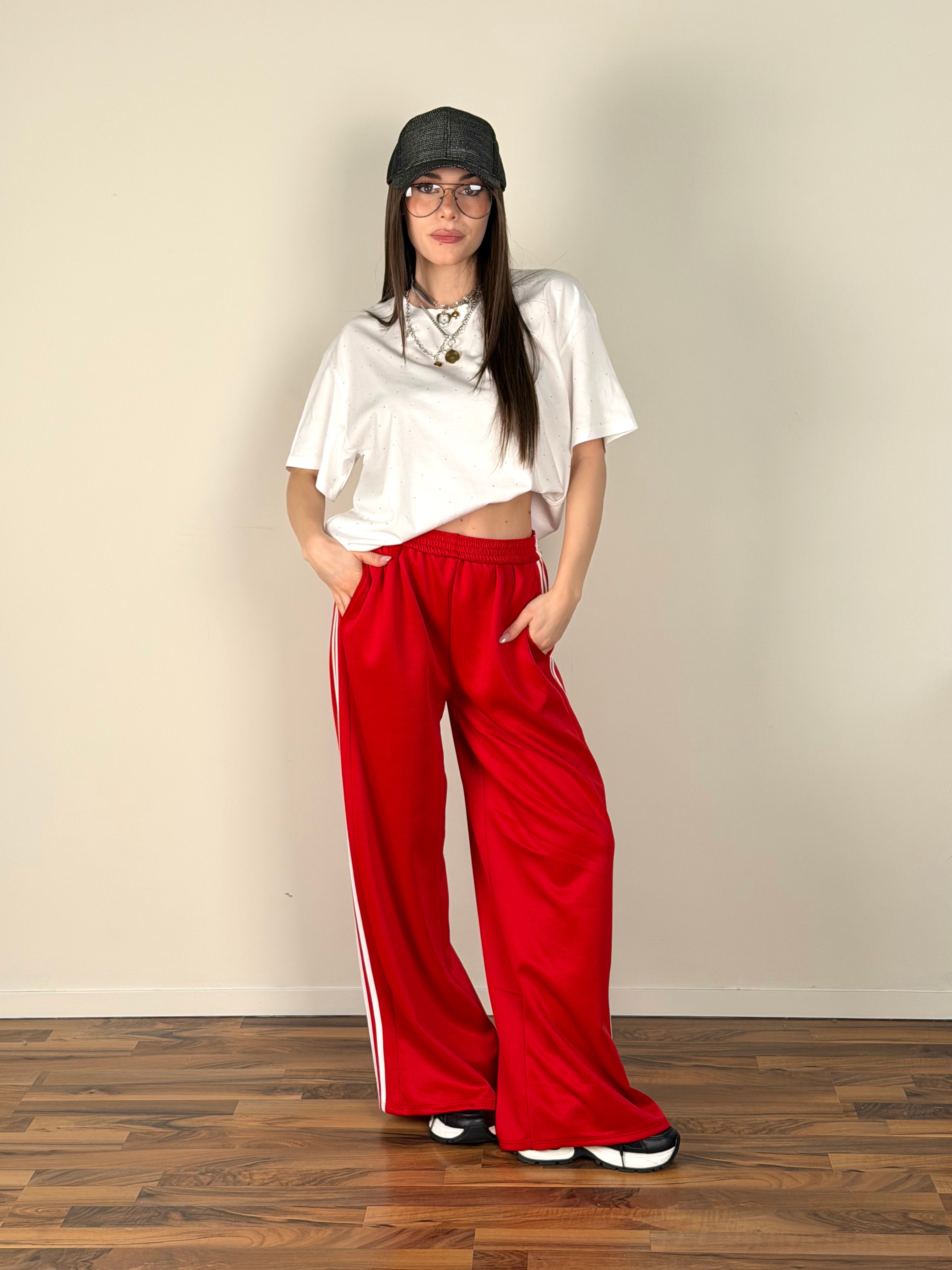 Pantalone tuta Sweety rosso
