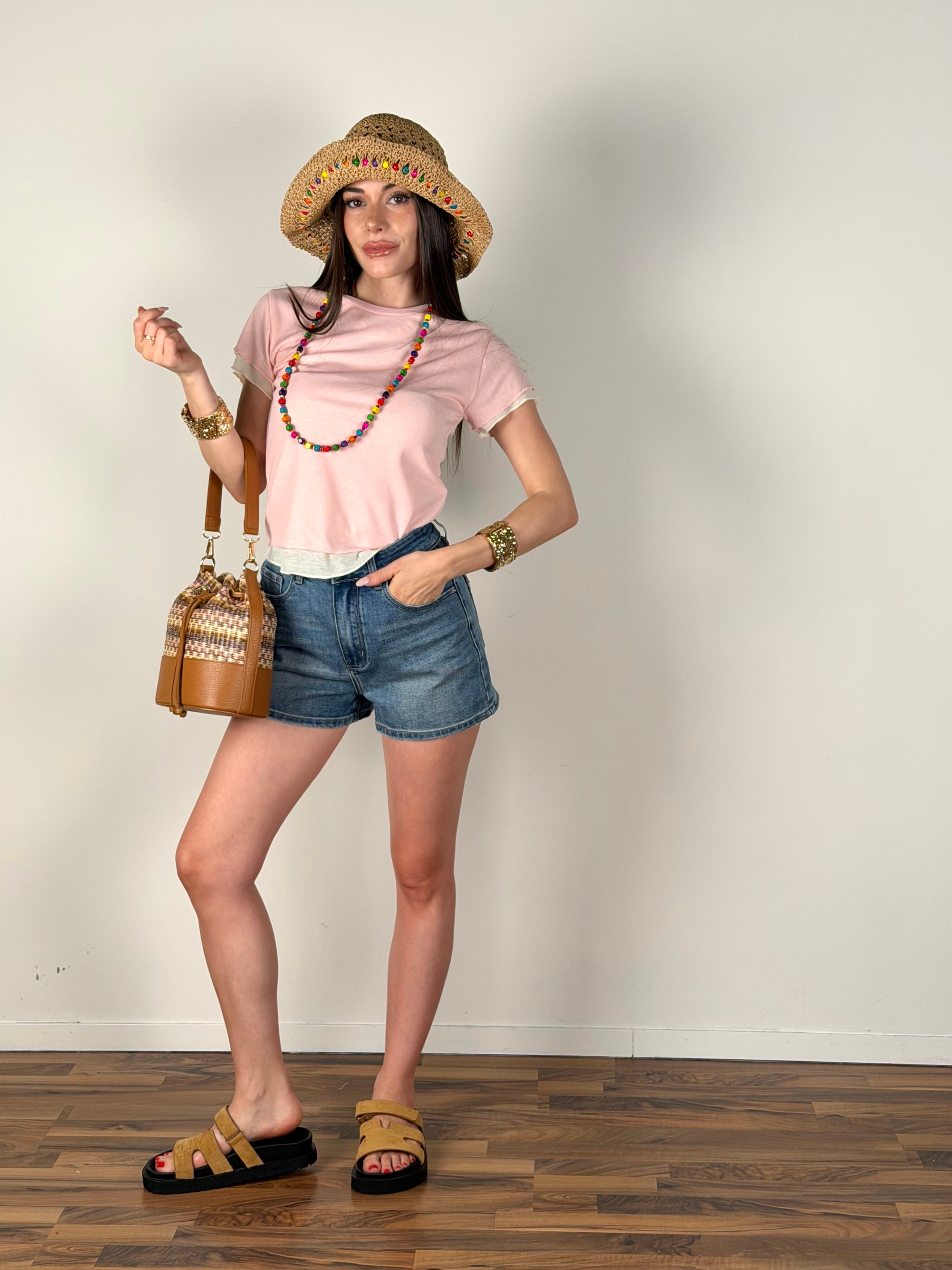 Maglia Clizia rosa