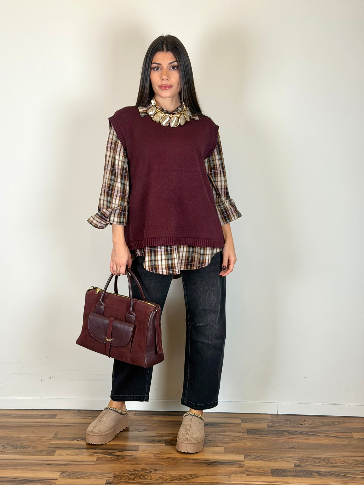 Maglia Espresso bordeaux