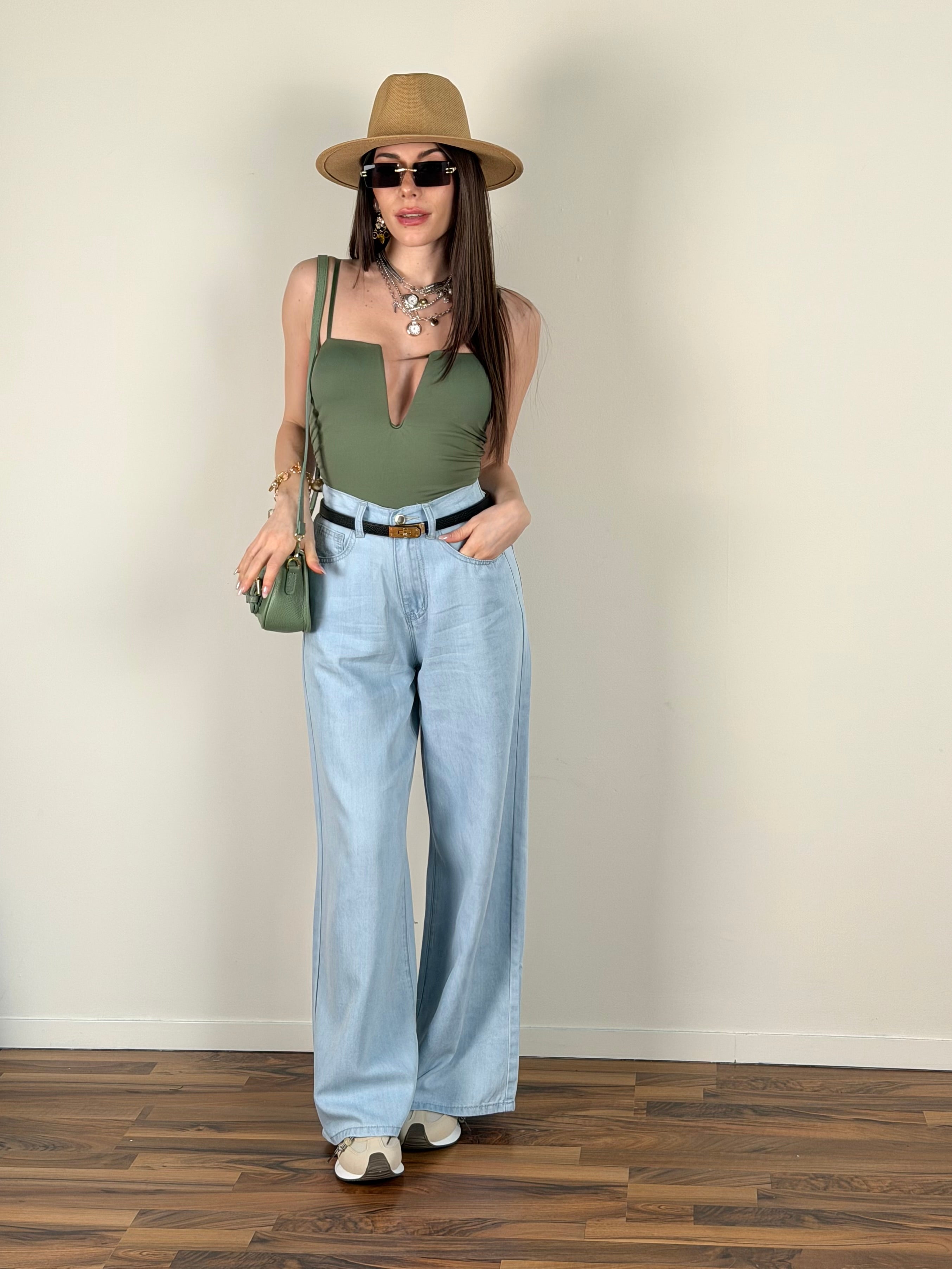 Body Rose verde