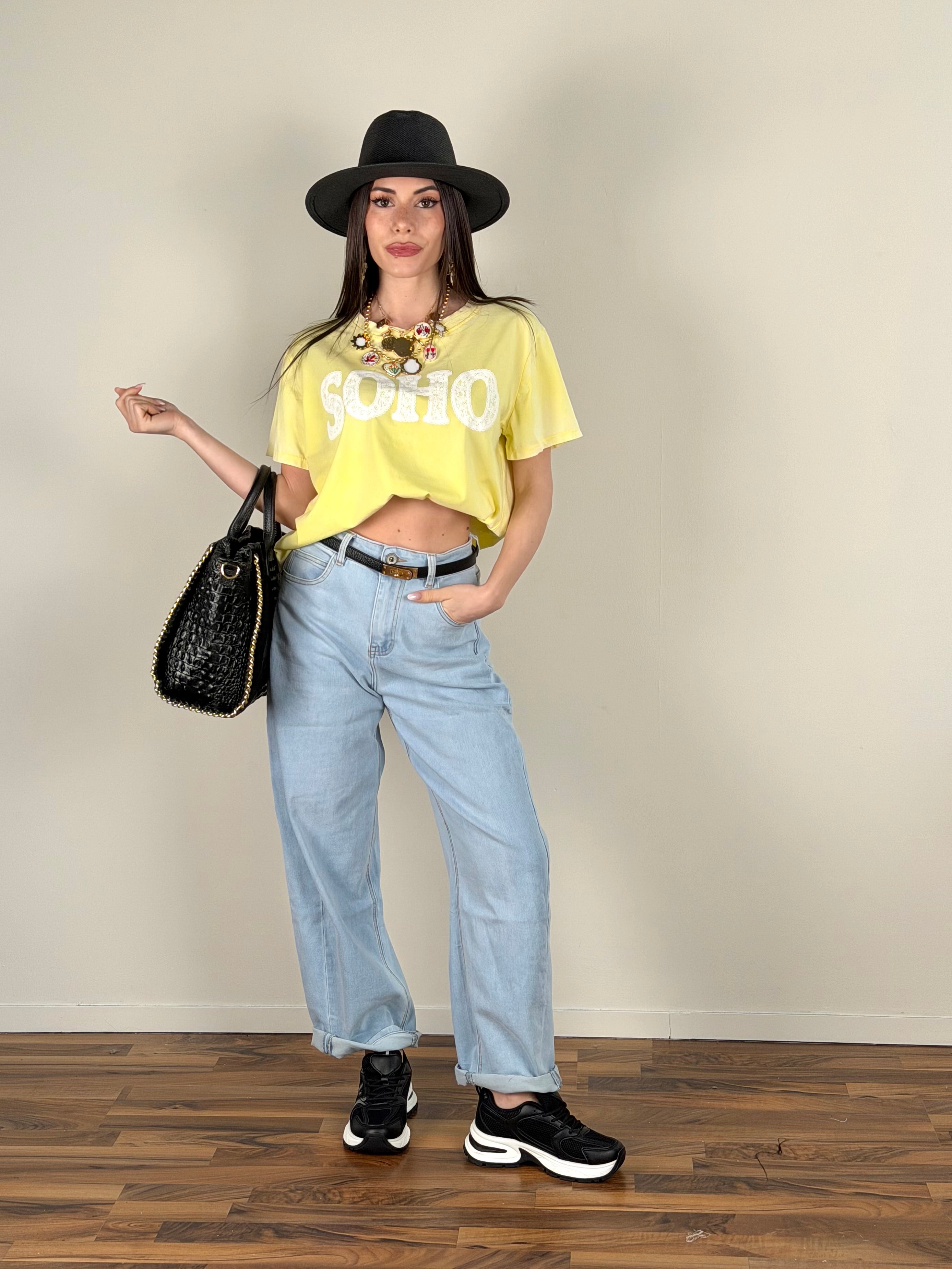 T-shirt Soho colors gialla