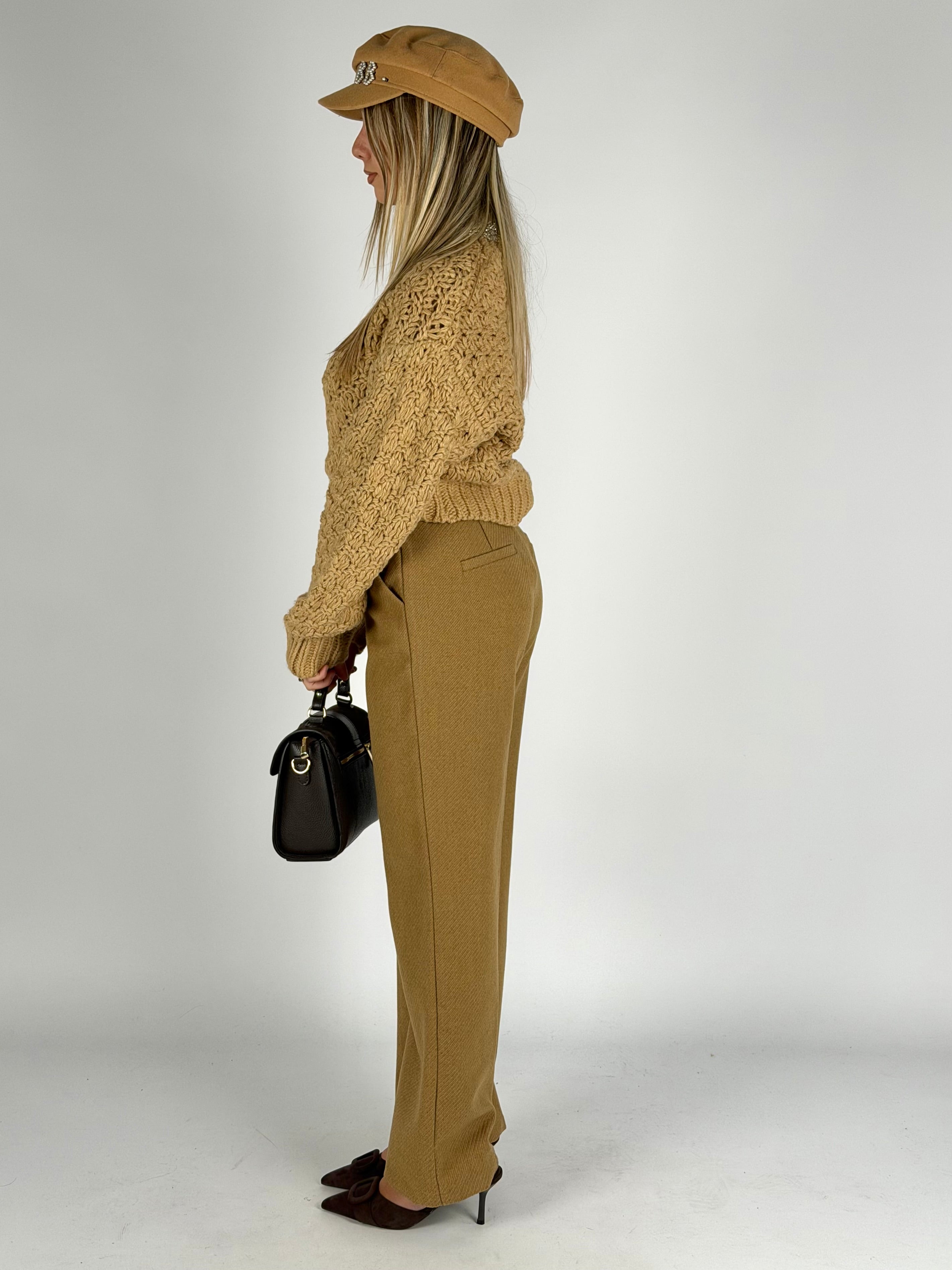 Pantalone Rosy tabacco