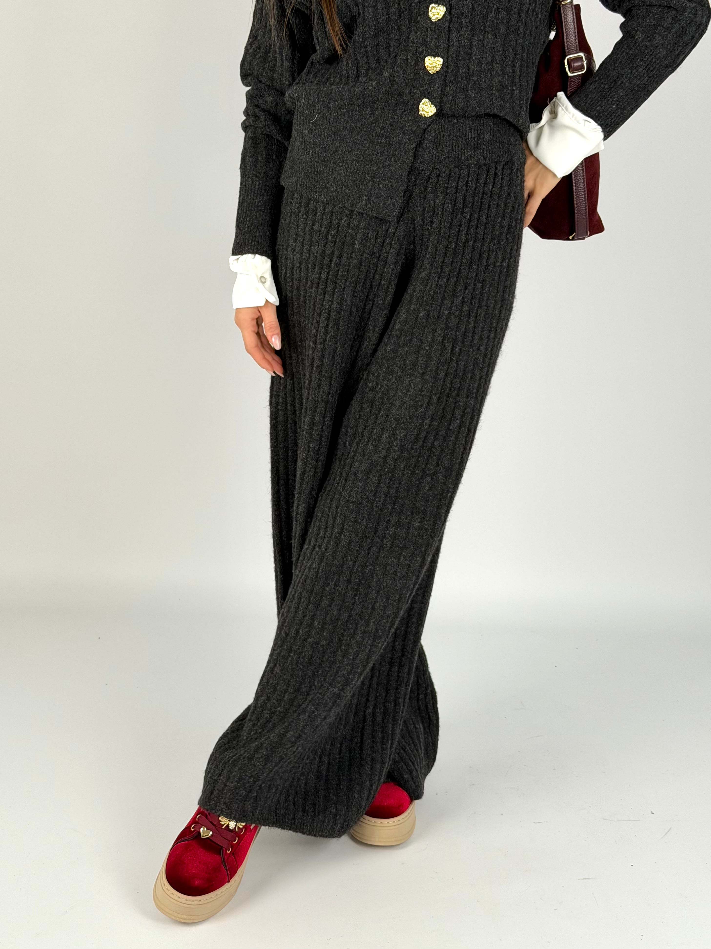 Pantalone tuta sportiva Venere nera