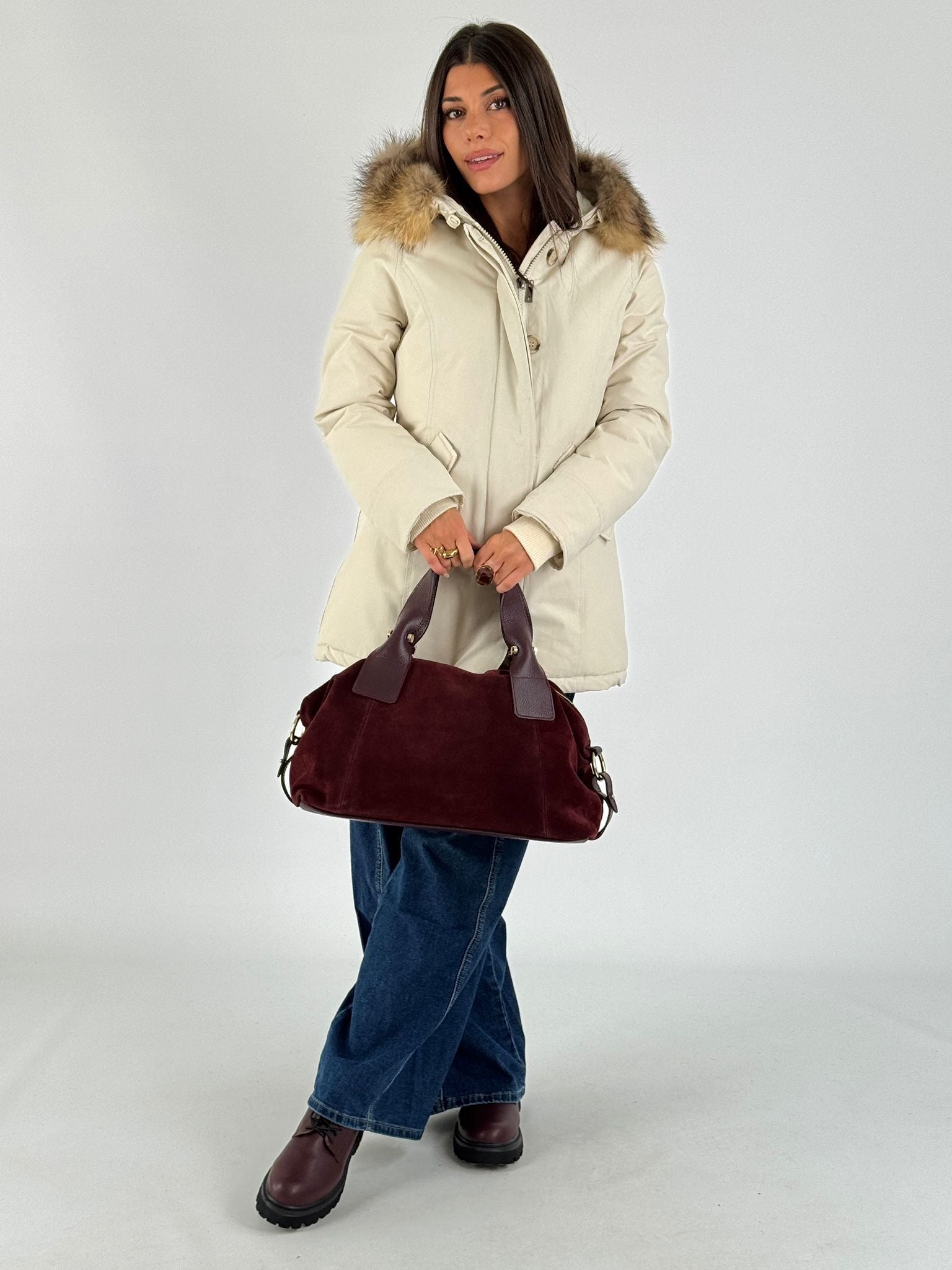 Giaccone Parka bianco