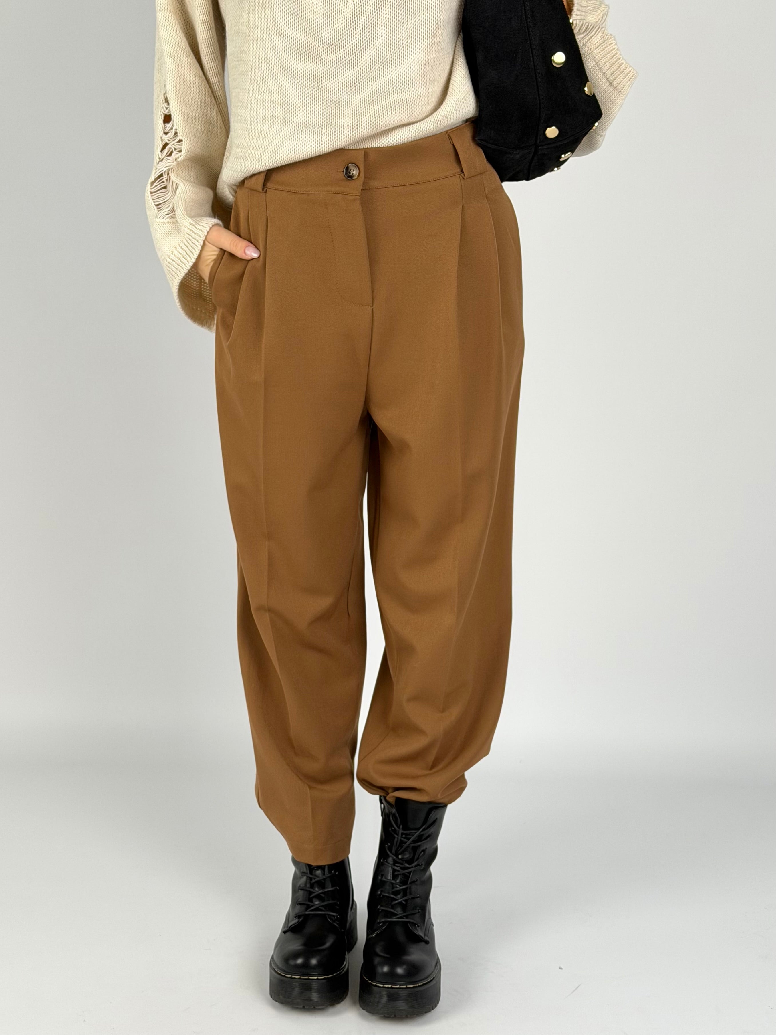 Pantalone Amanda tabacco