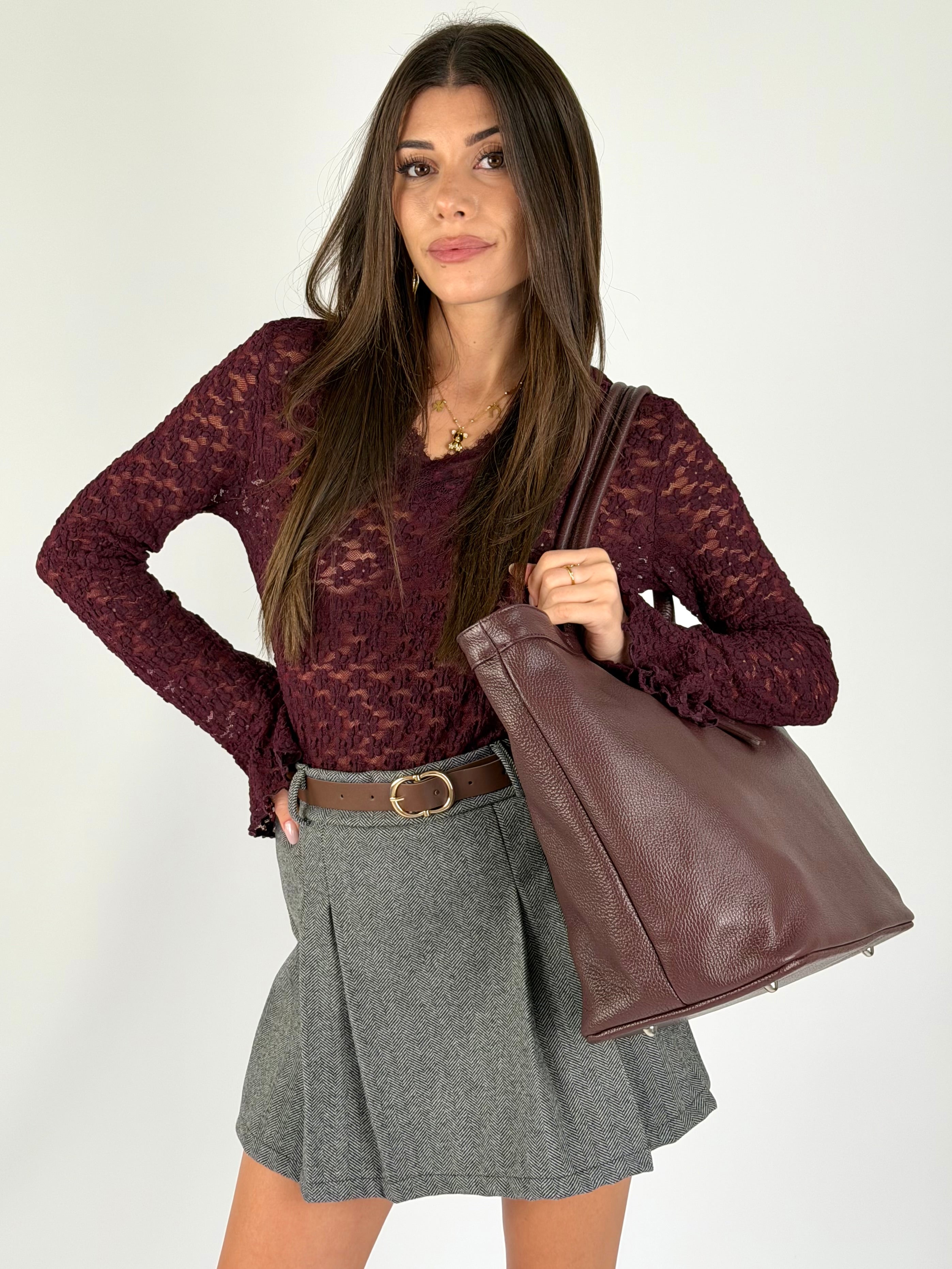 Maglia Blair bordeaux