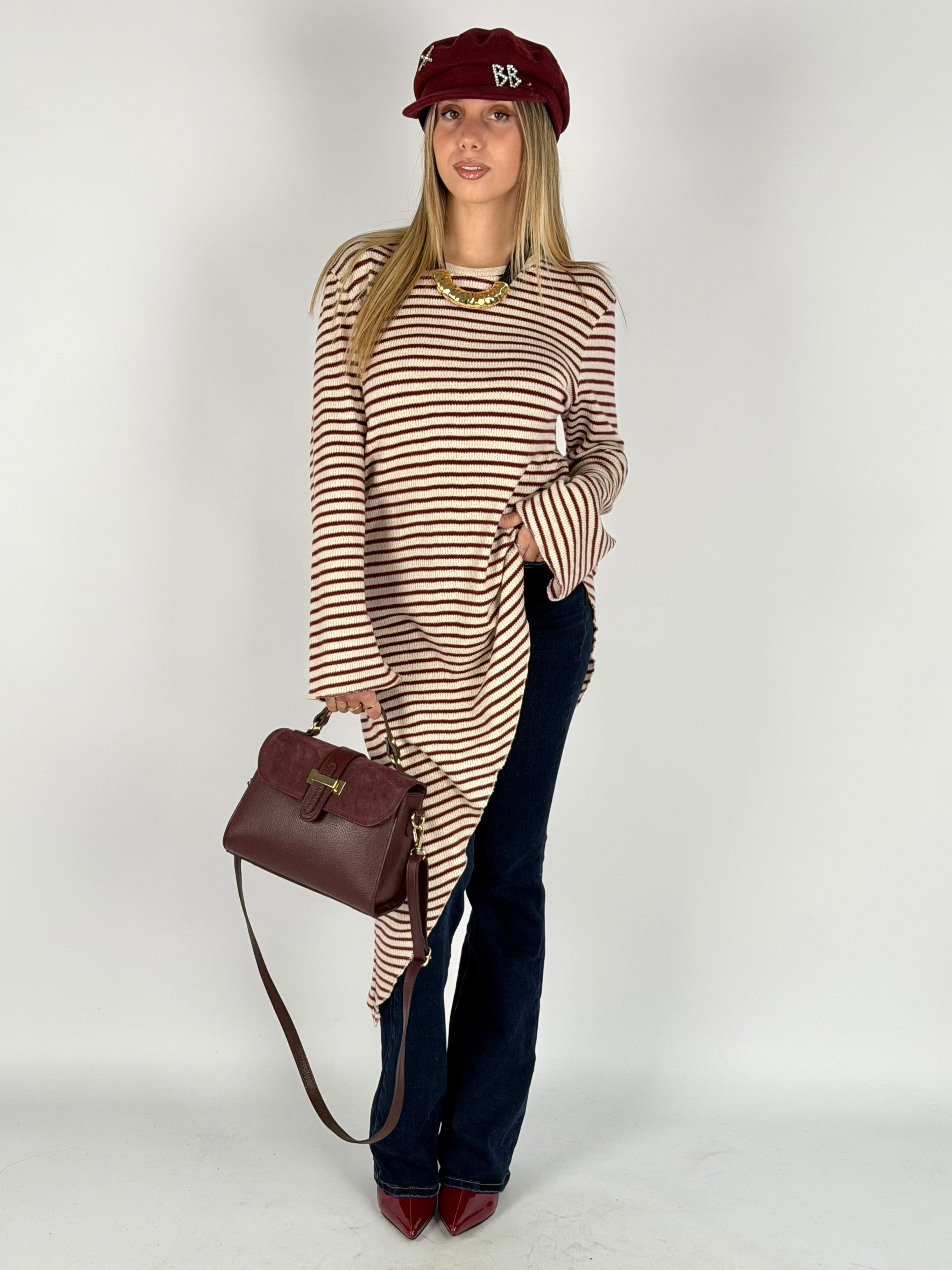 Maglia Alexandra bordeaux