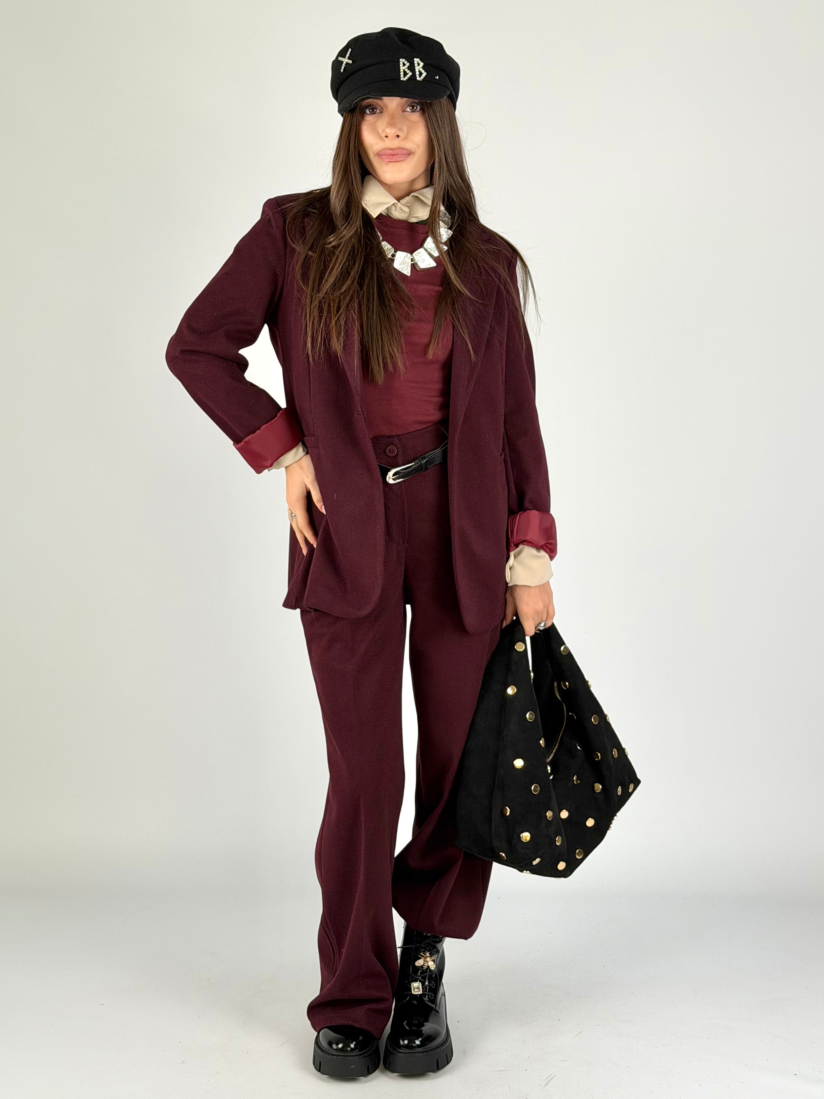 Giacca completo Lumy bordeaux