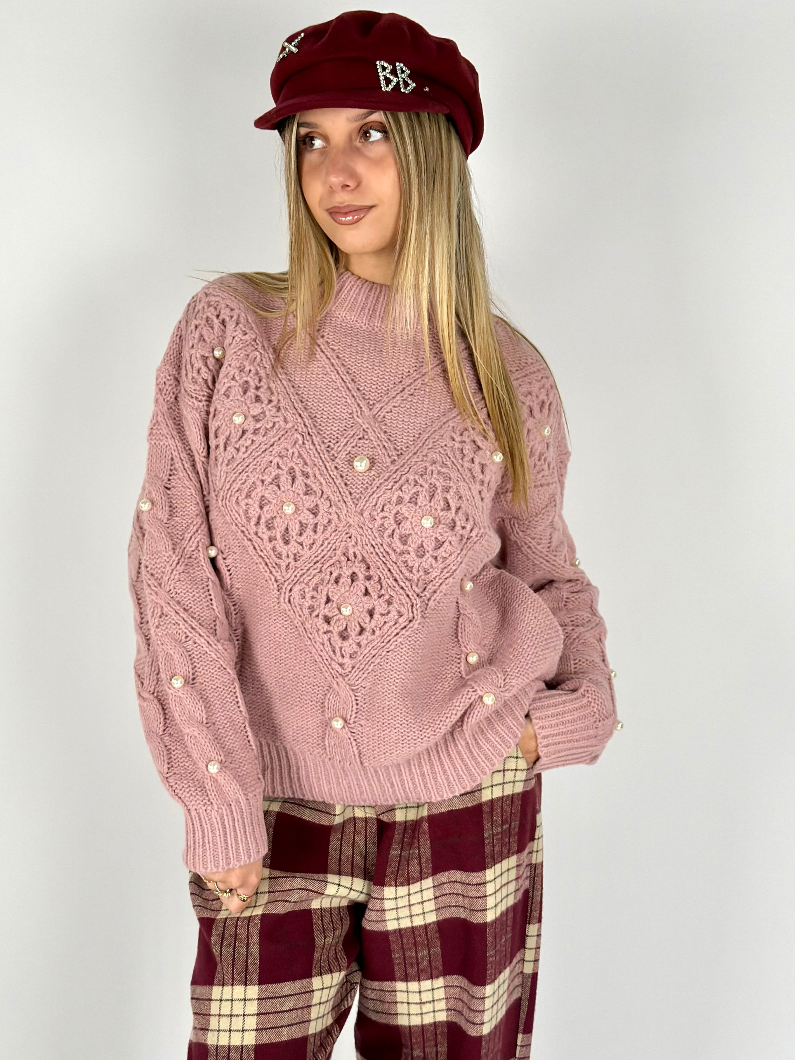Maglia Perla rosa