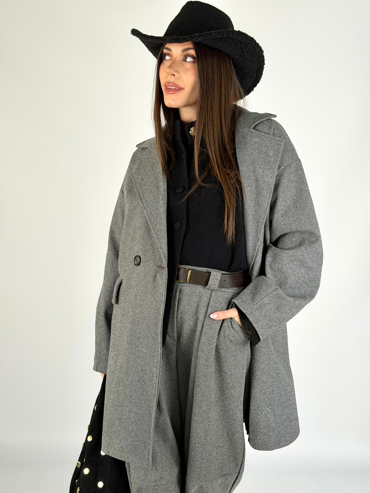 Cappotto bonton nero