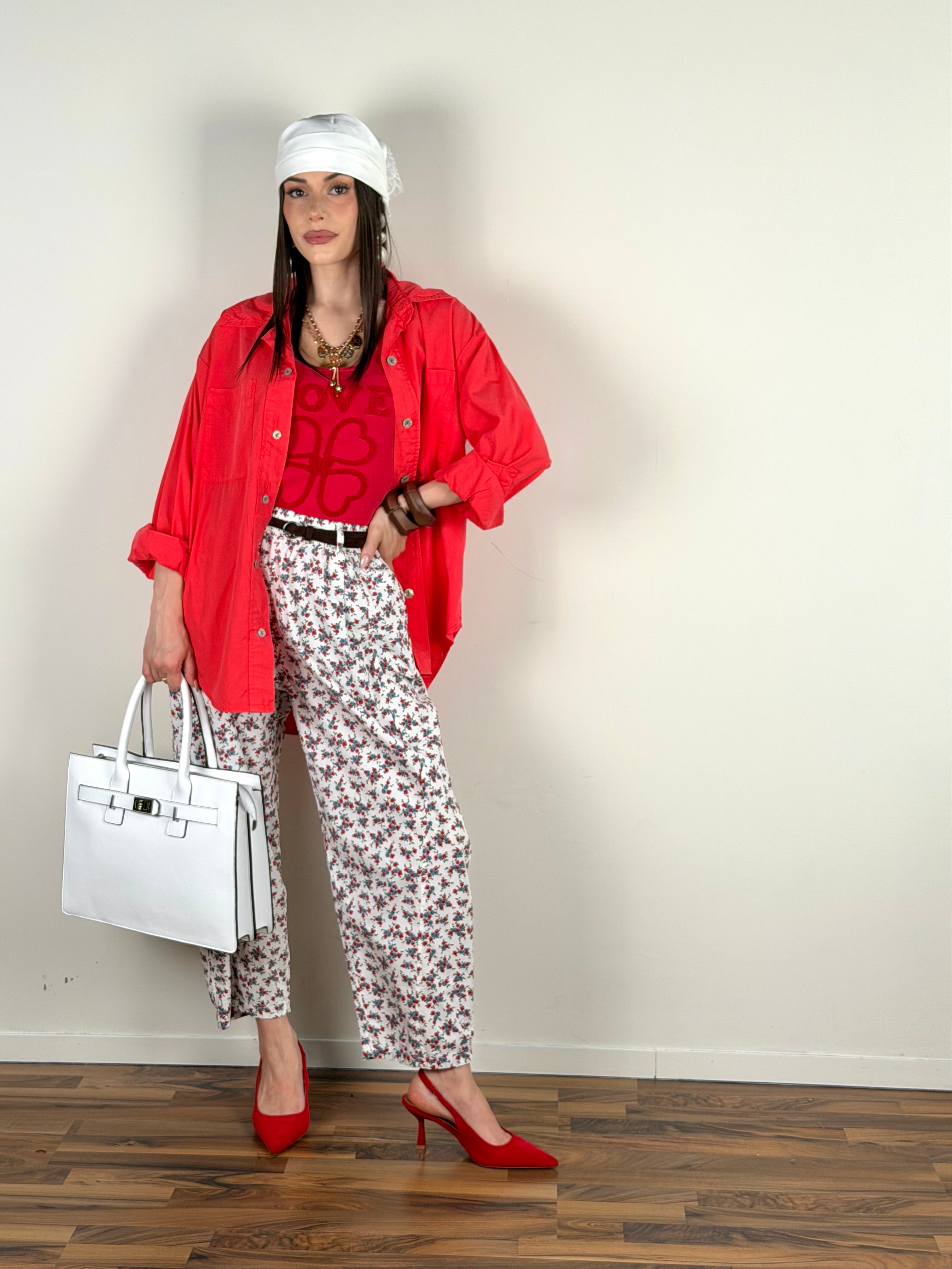 Camicia Ines rosso