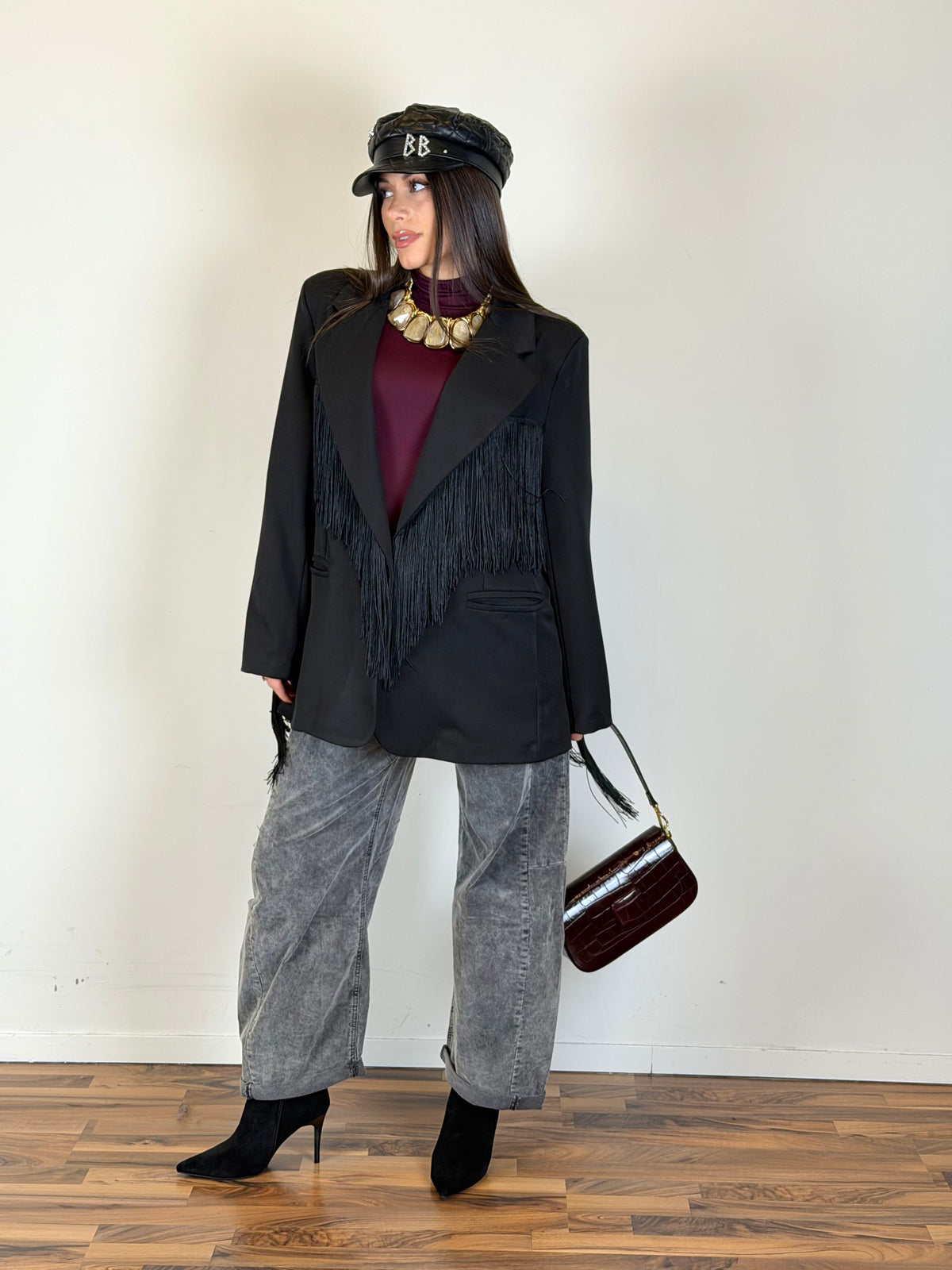 Giacca Western nero