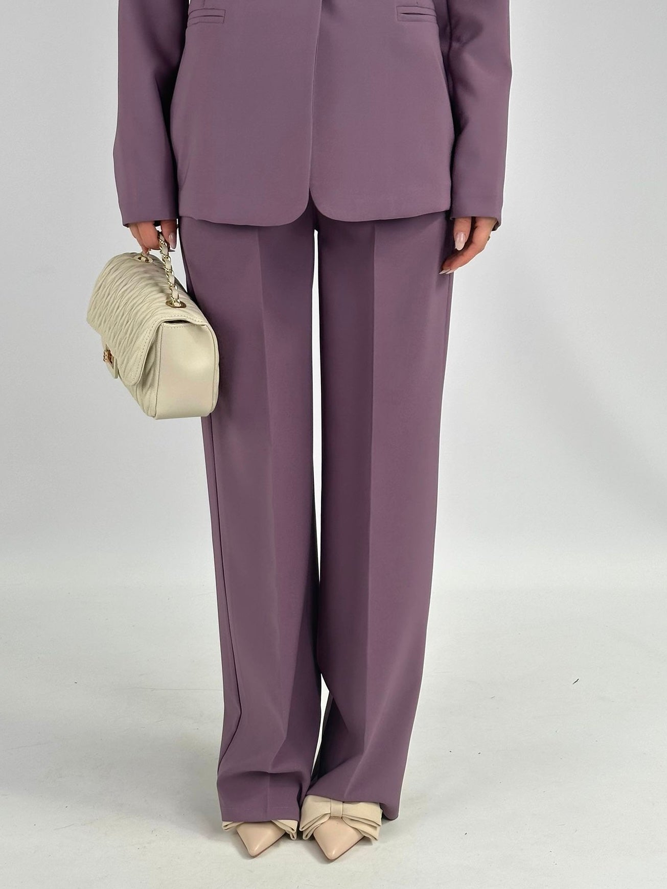 Completo elodie palazzo viola