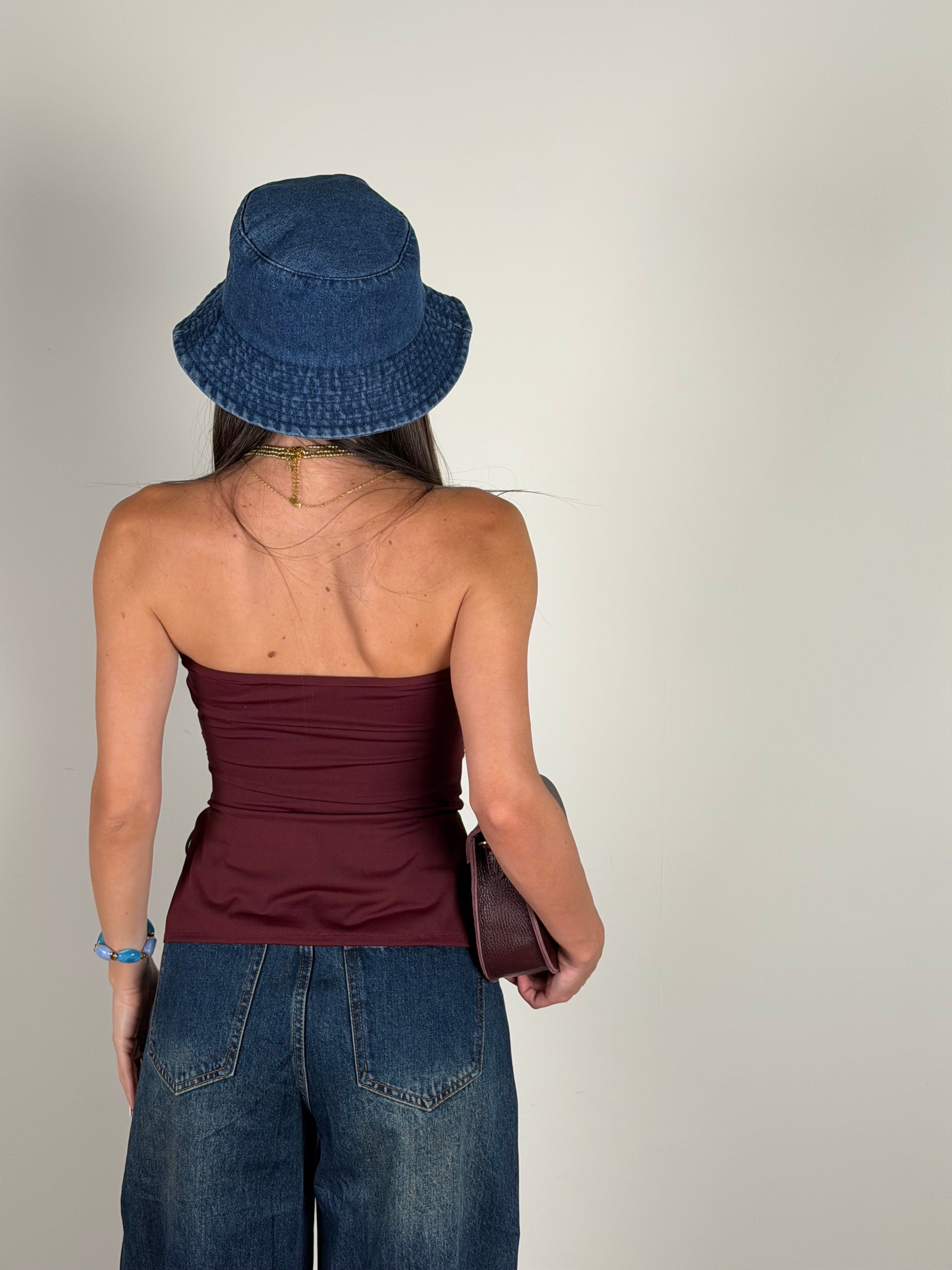 Top Vera bordeaux
