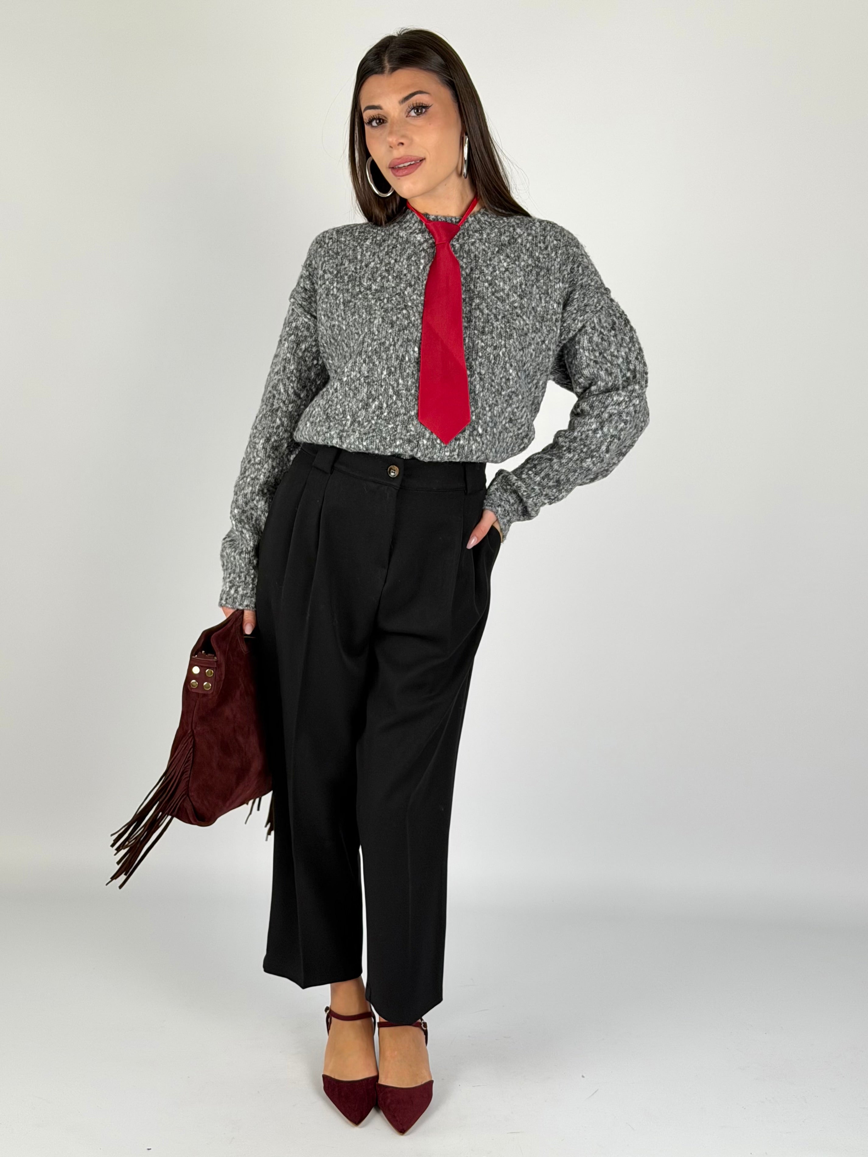 Pantalone Amanda nero