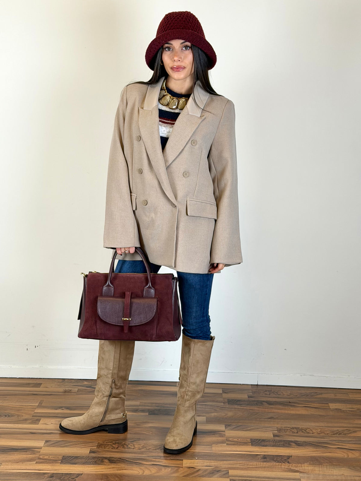 Giacca Soft beige