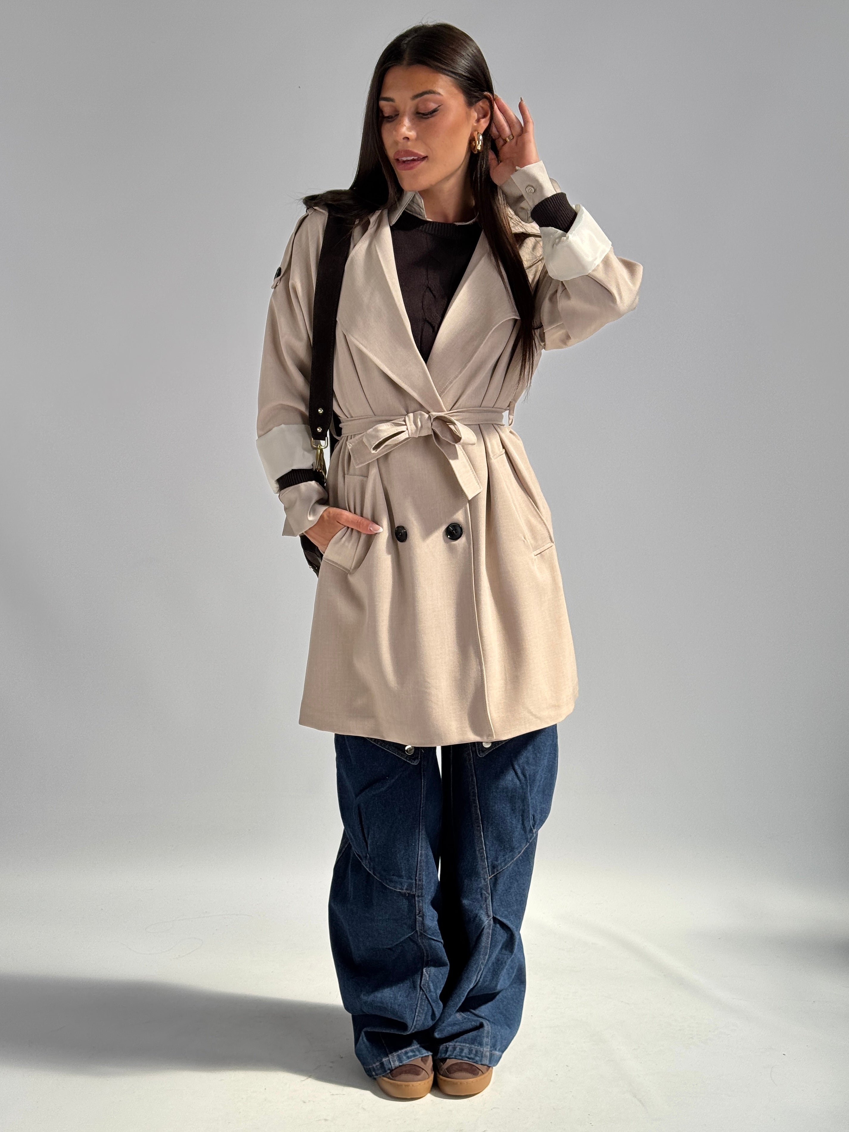 Trench 3/4 beige