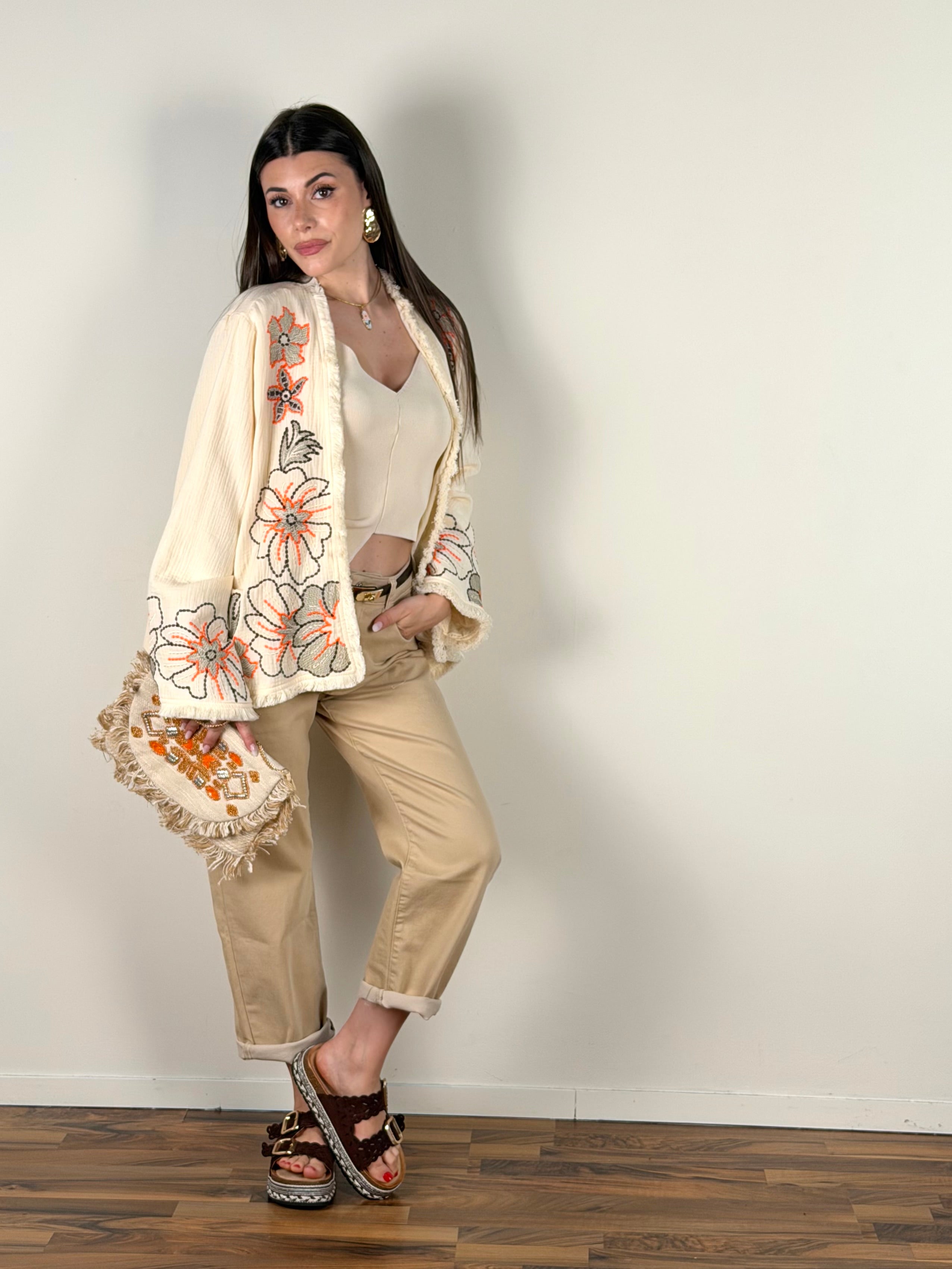 Cardigan Cassiopea arancione