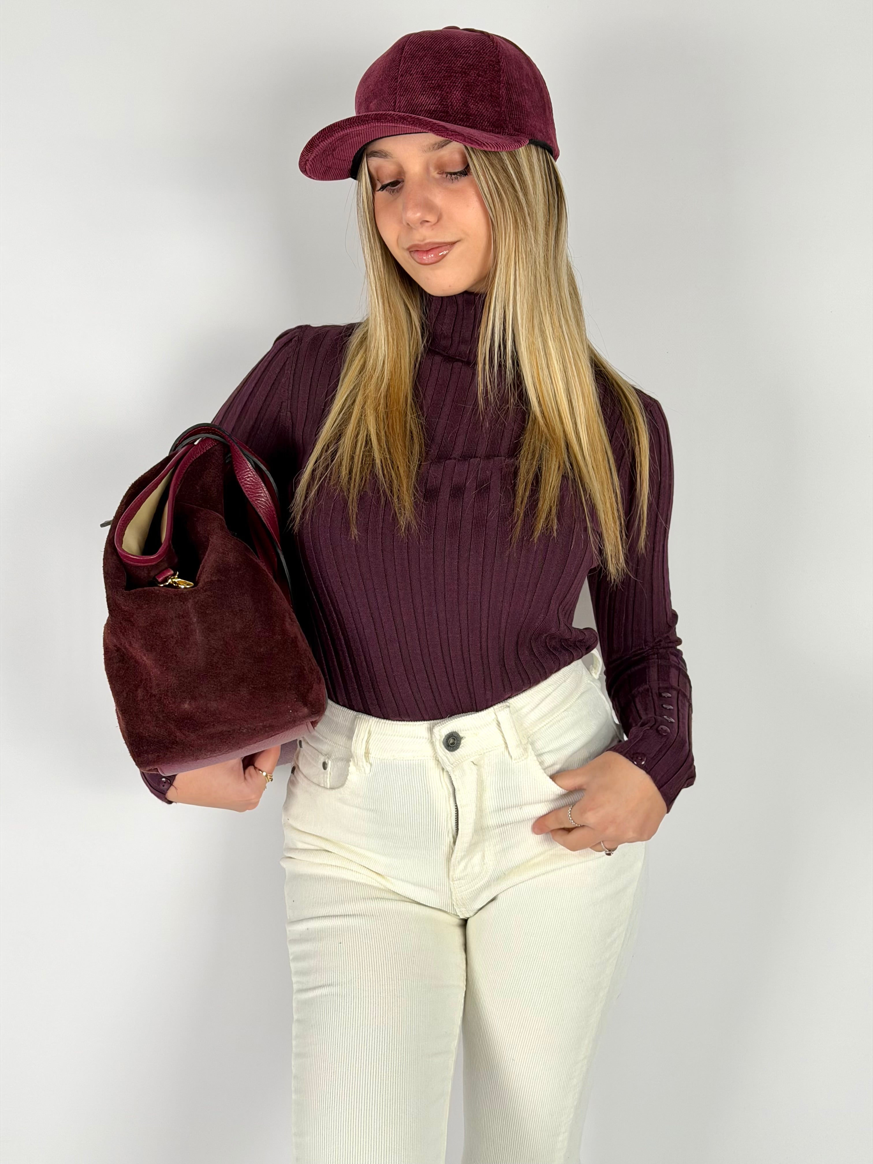 Maglia Loris bordeaux
