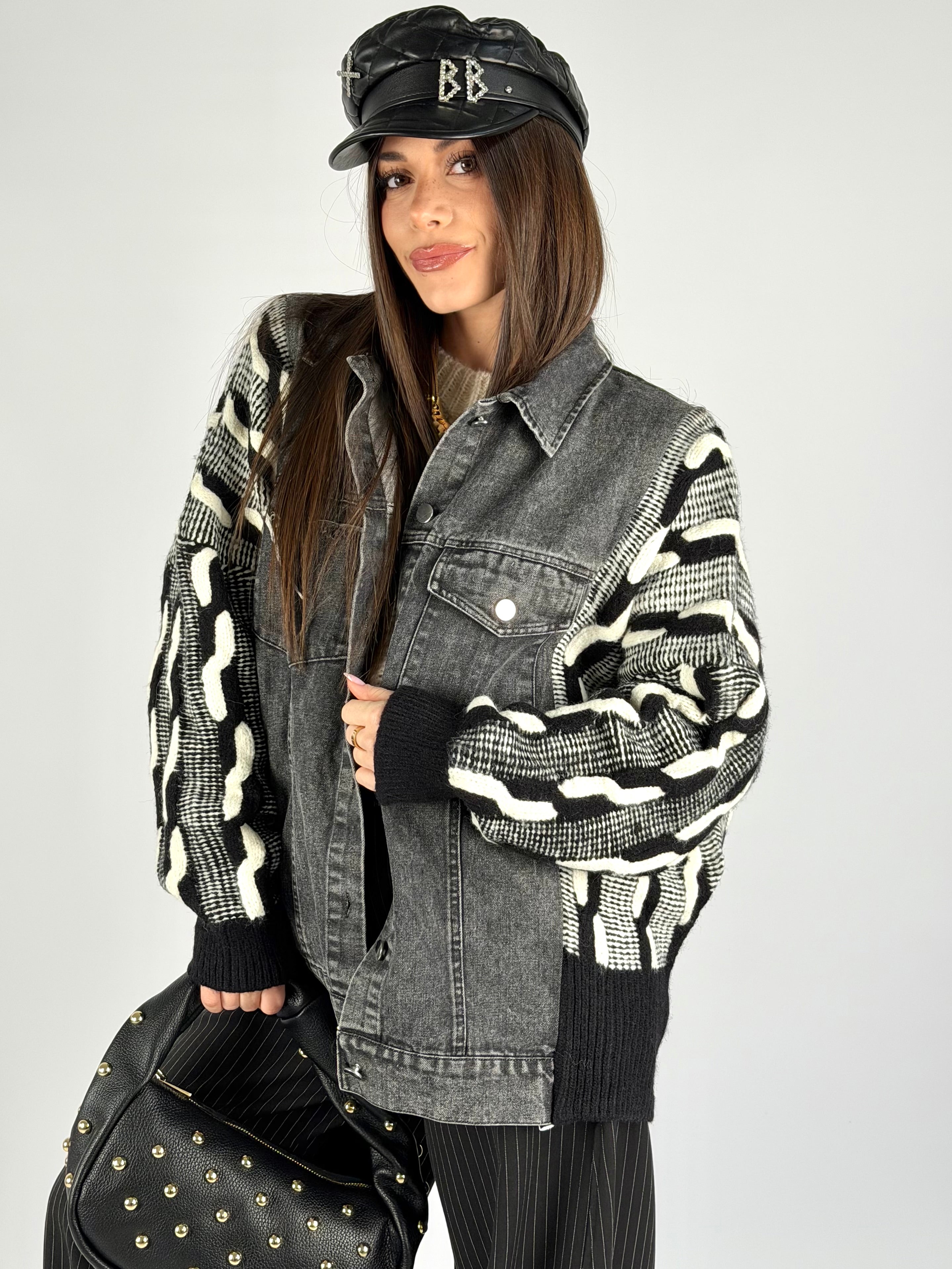 Giubbino maniche maglia Indie