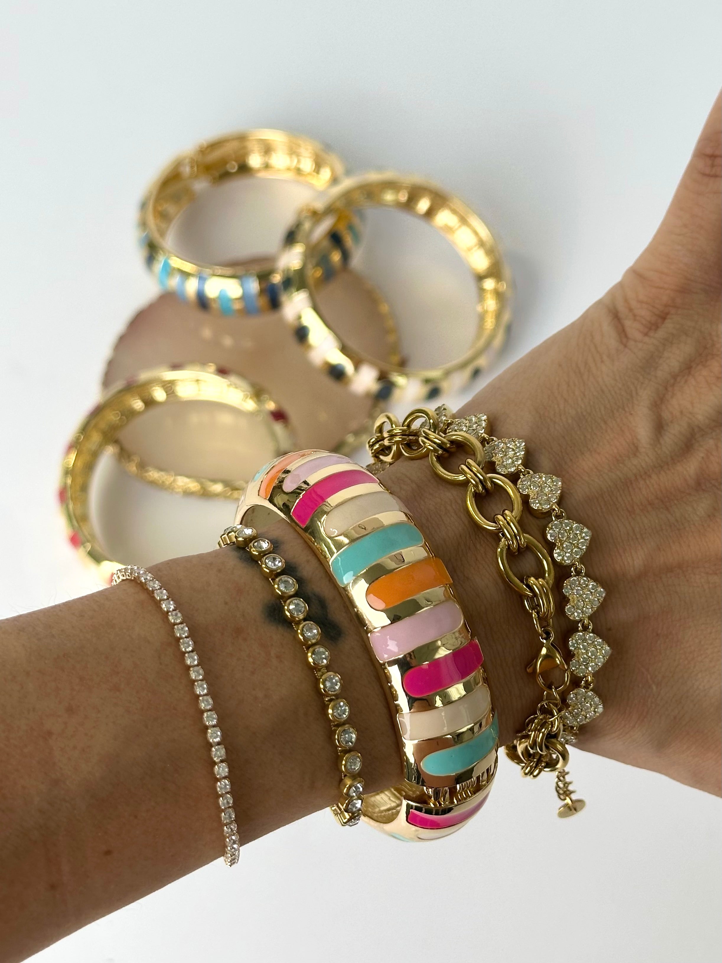 Maxi Bracciale rigido julia - 4colori