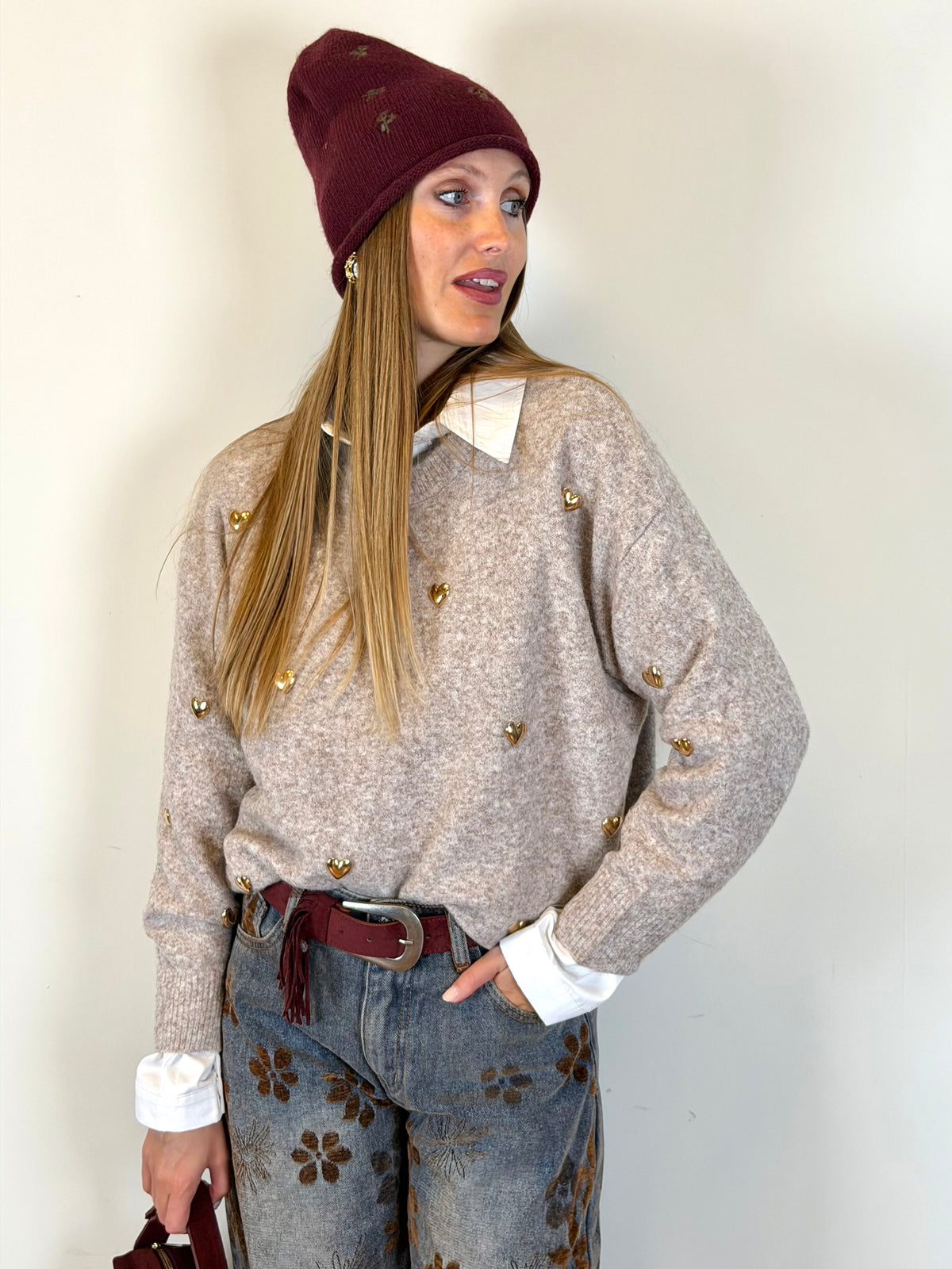 Maglia Polly beige