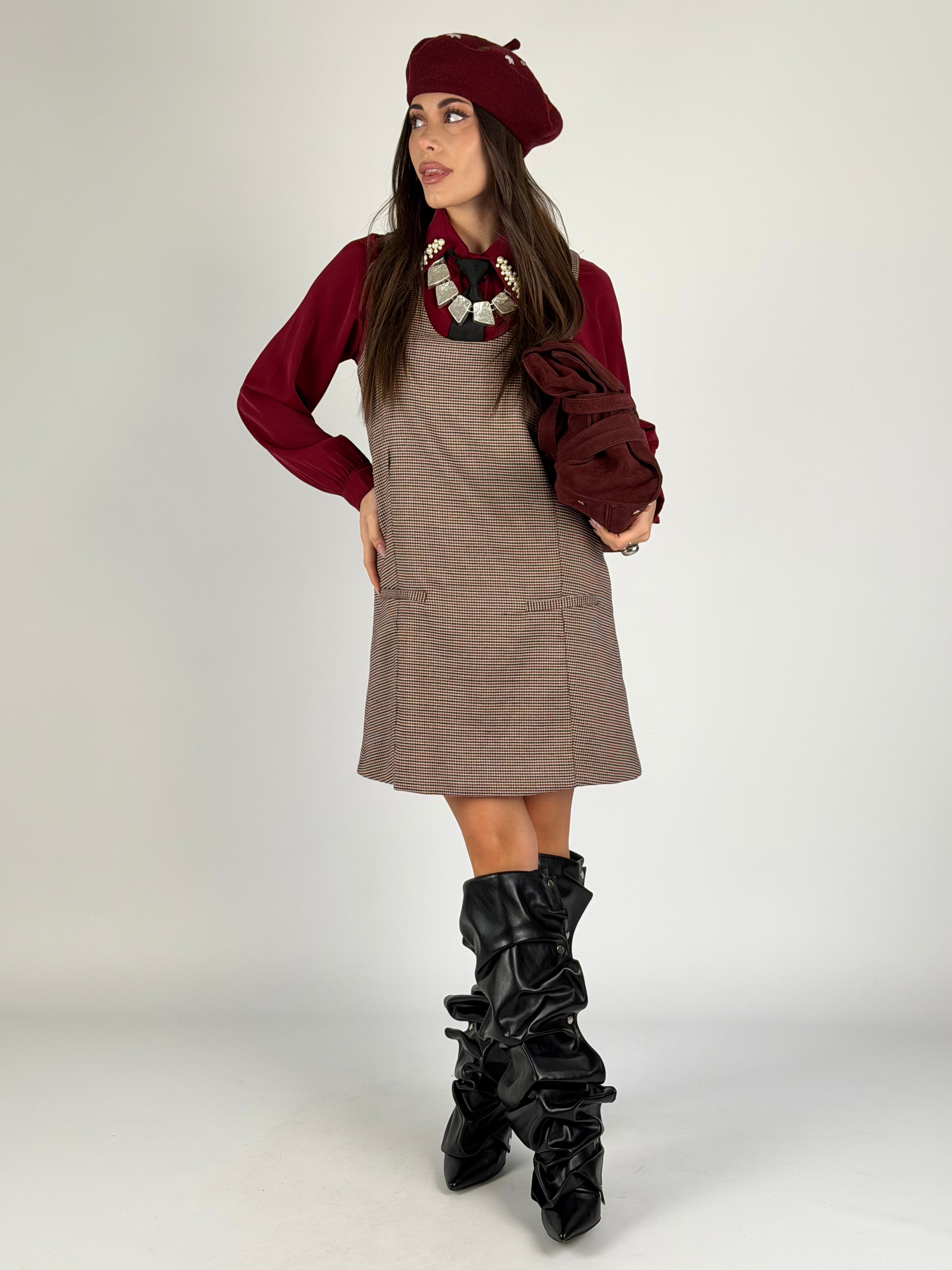 Abito madame bordeaux