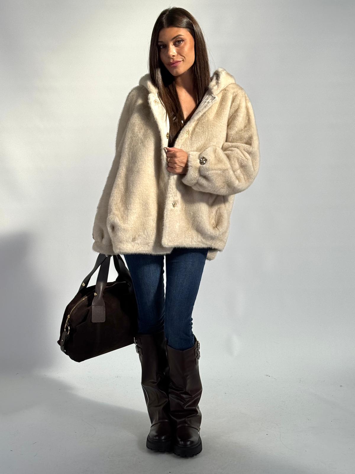 Pelliccia Sole beige