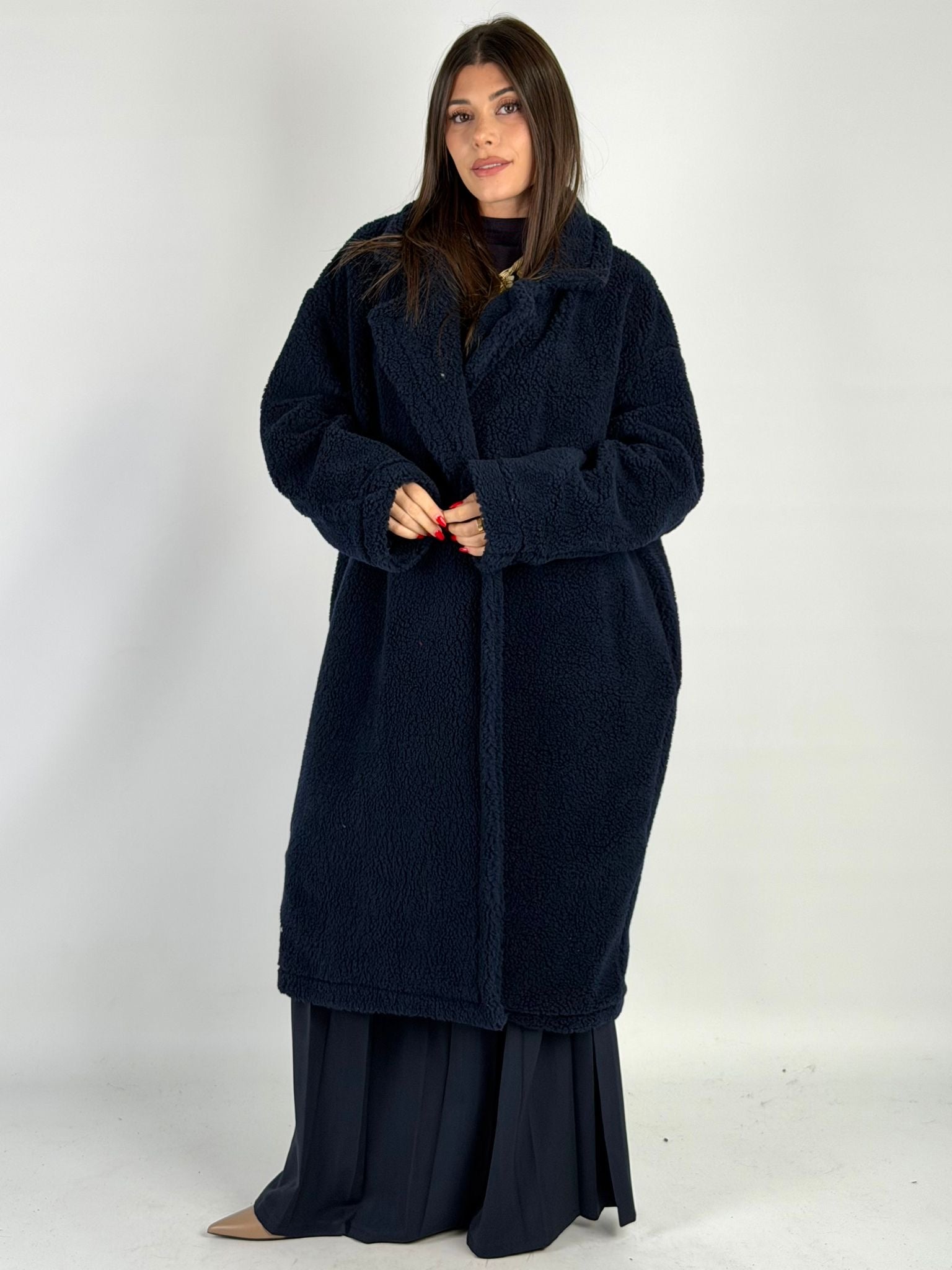 Teddy lungo Moira blu