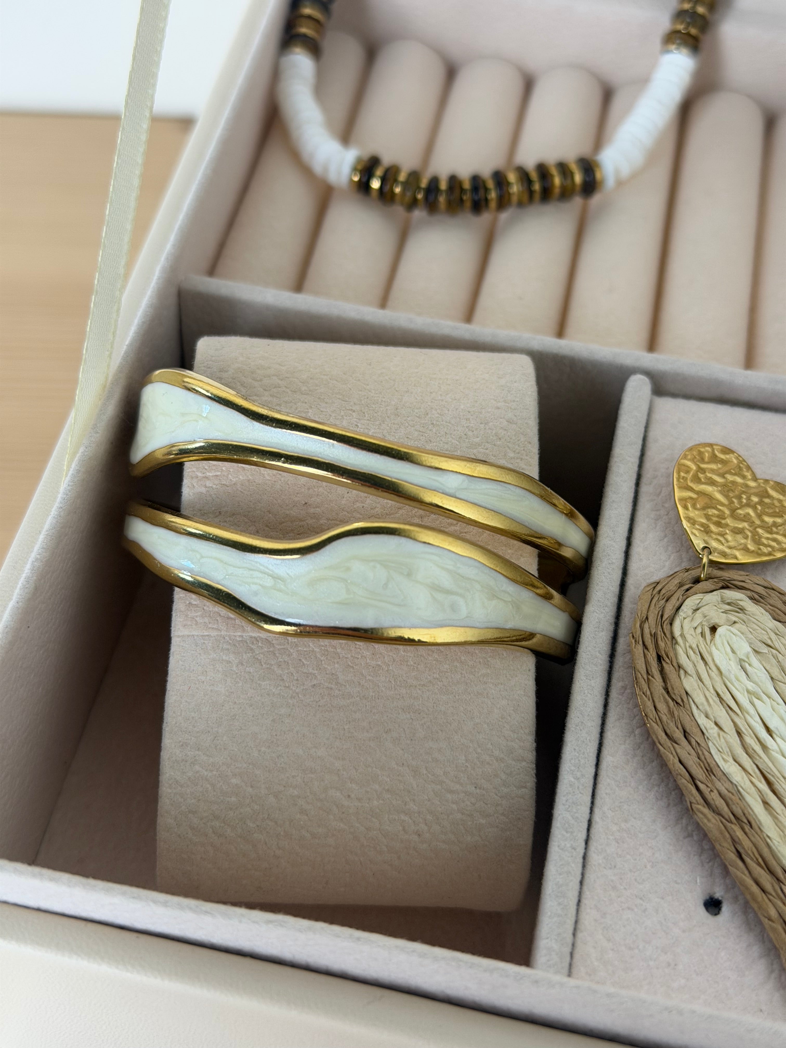 Bracciale Waves beige - collezione URSULA