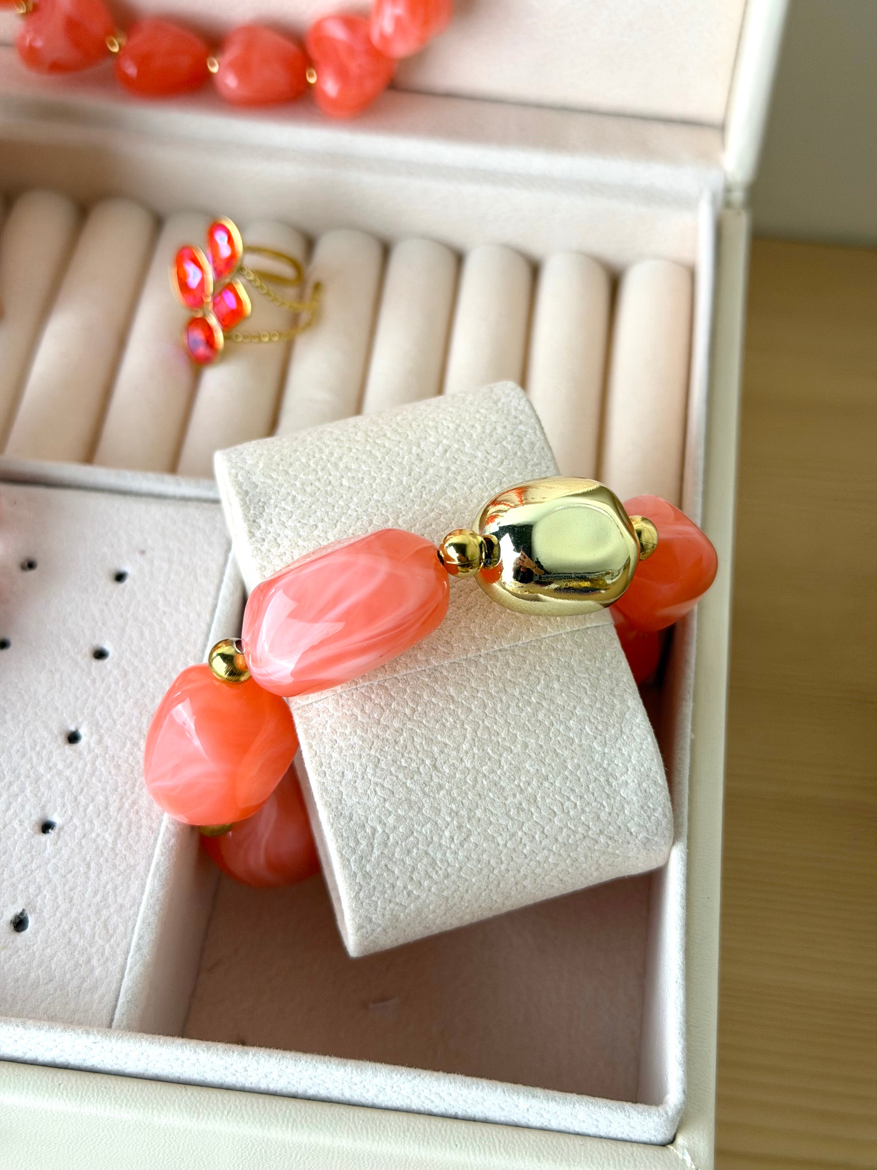 Bracciale Origami rosa - collezione ORIGAMI
