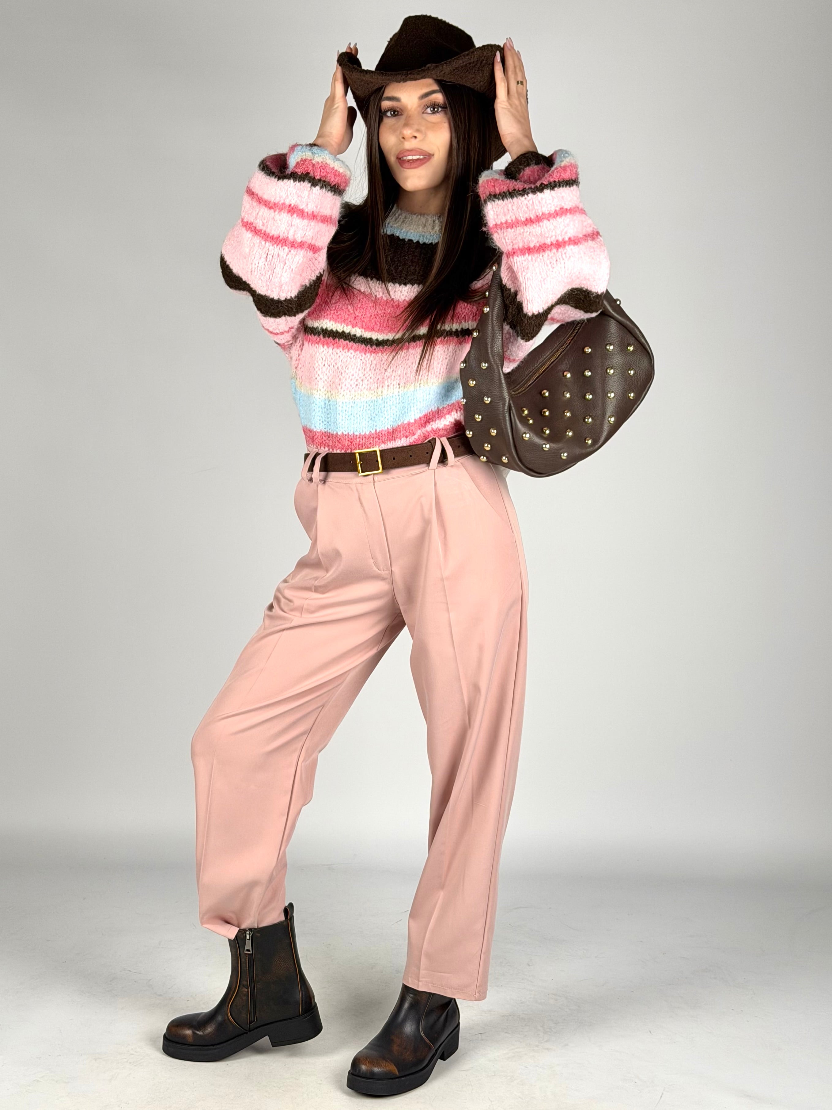 Pantalone Rachel rosa