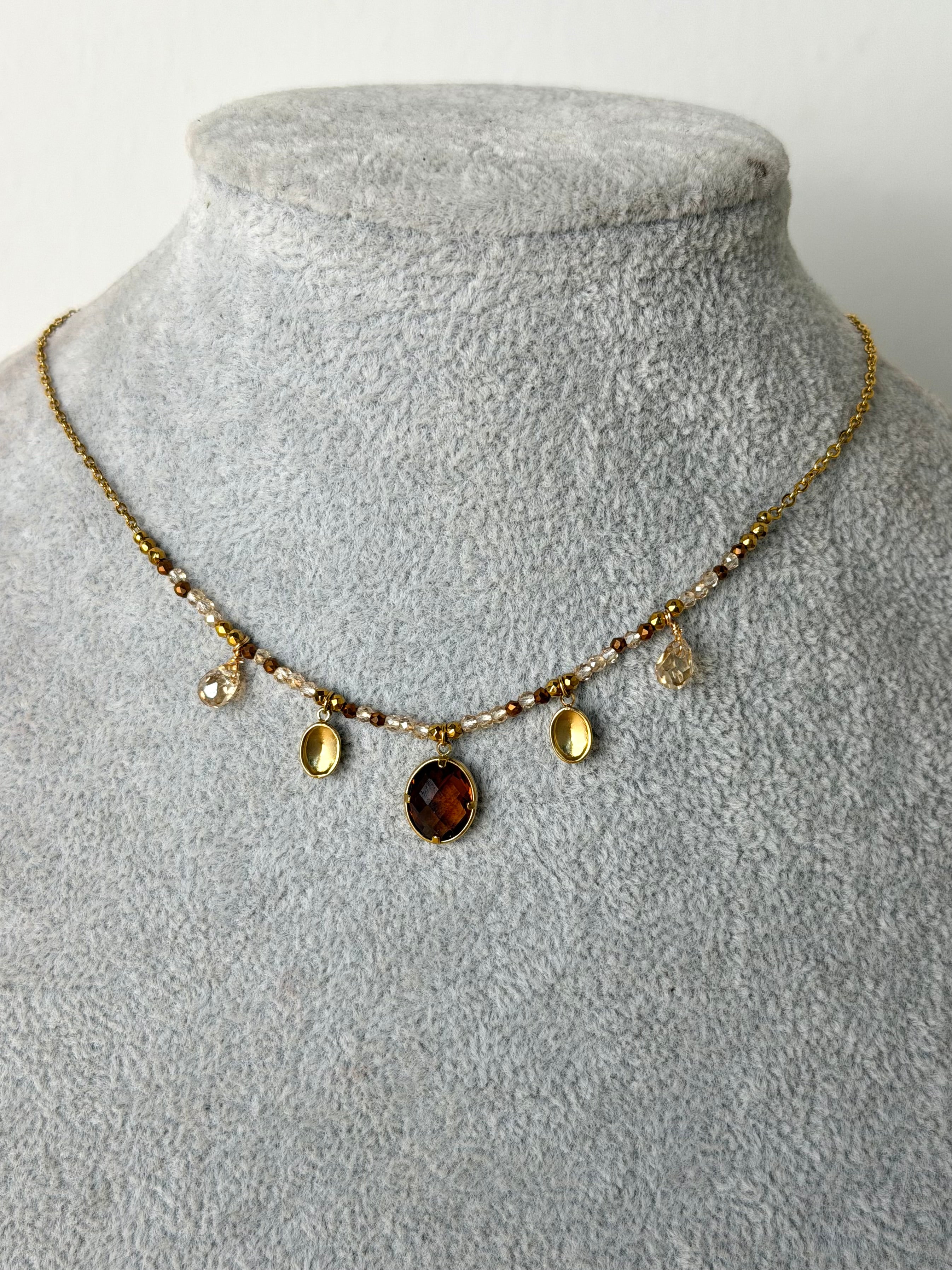 Collana pendenti - collezione Pink&brown