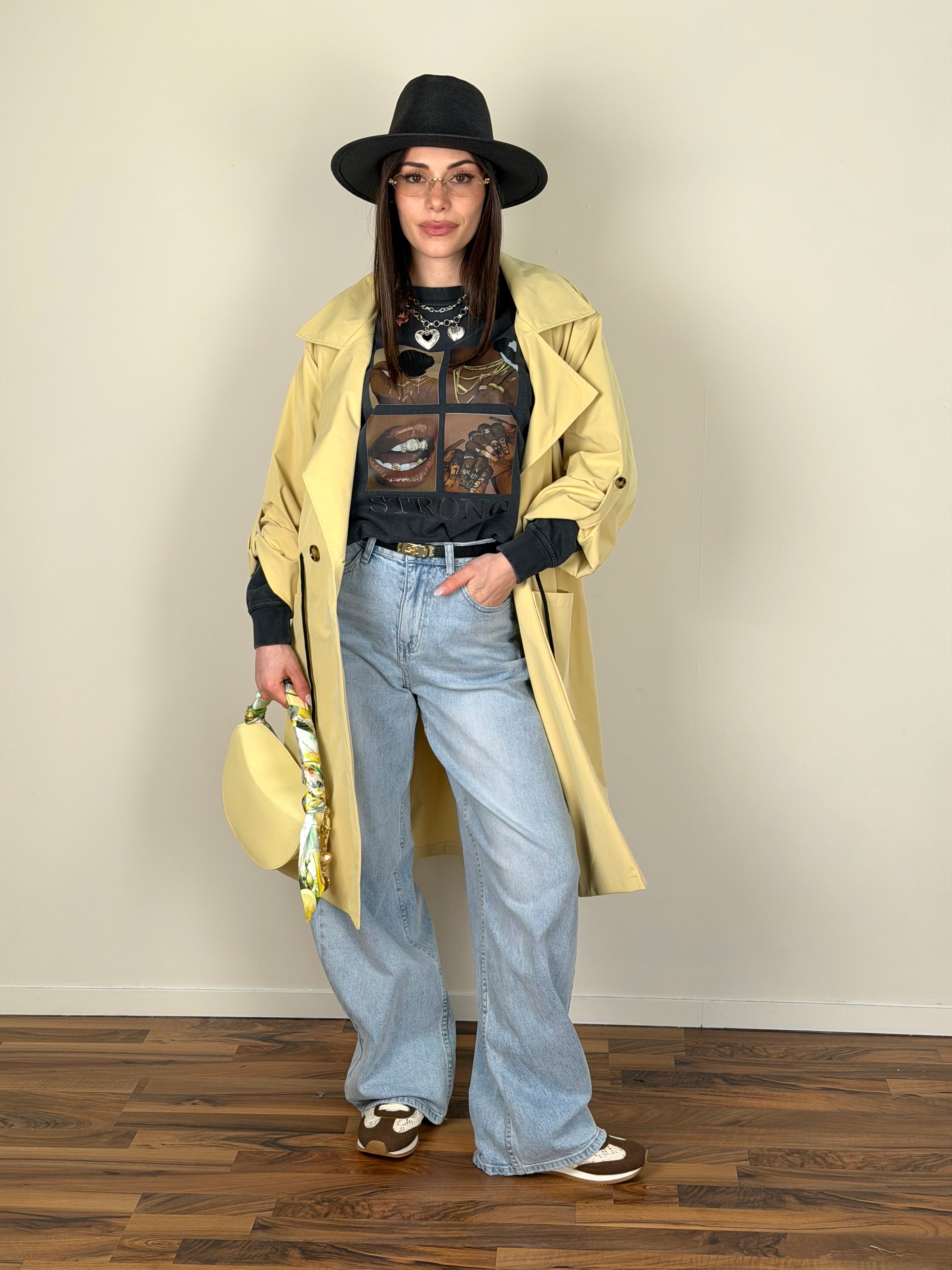Trench Impero giallo
