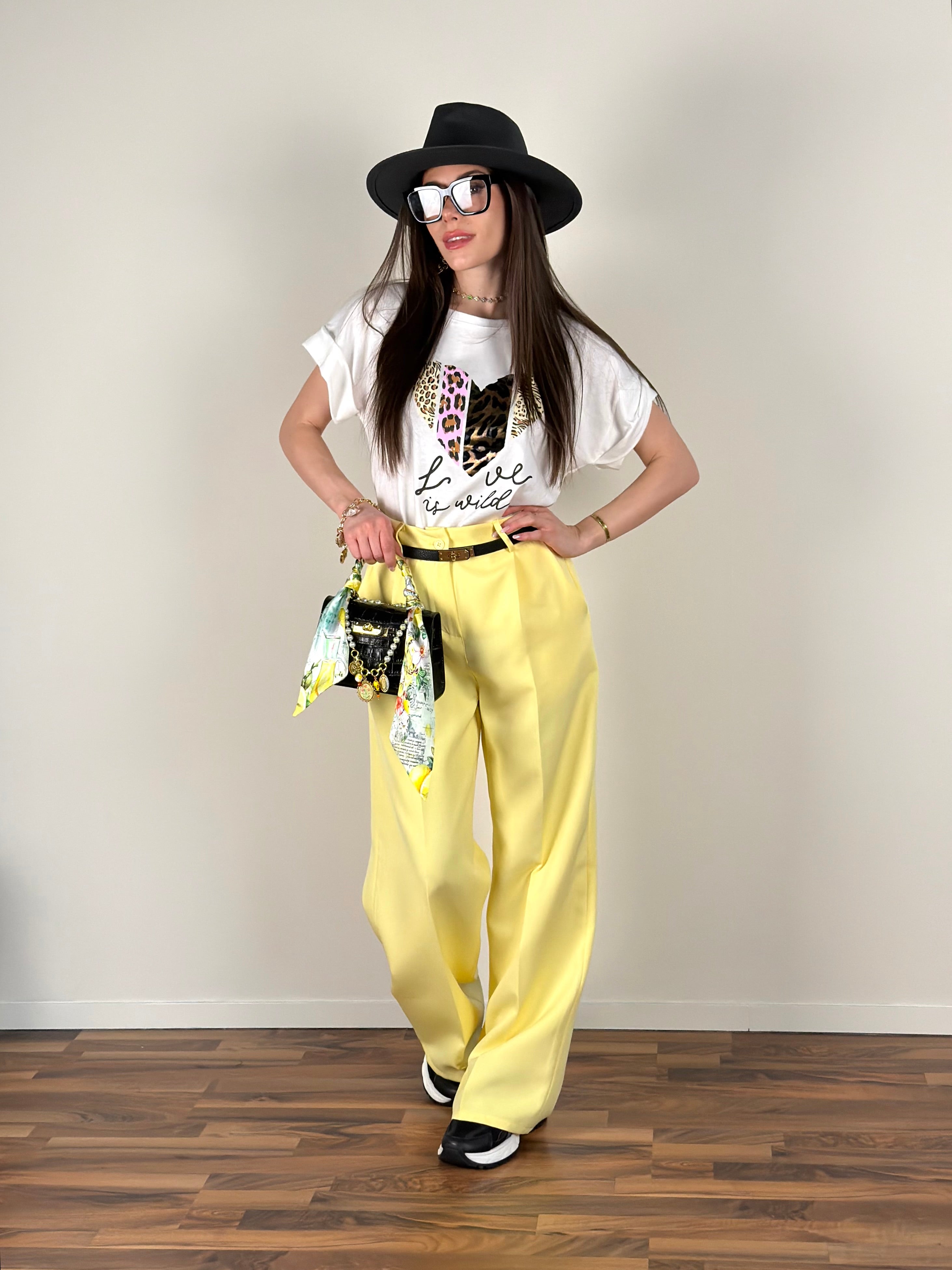 Pantalone everyday giallo