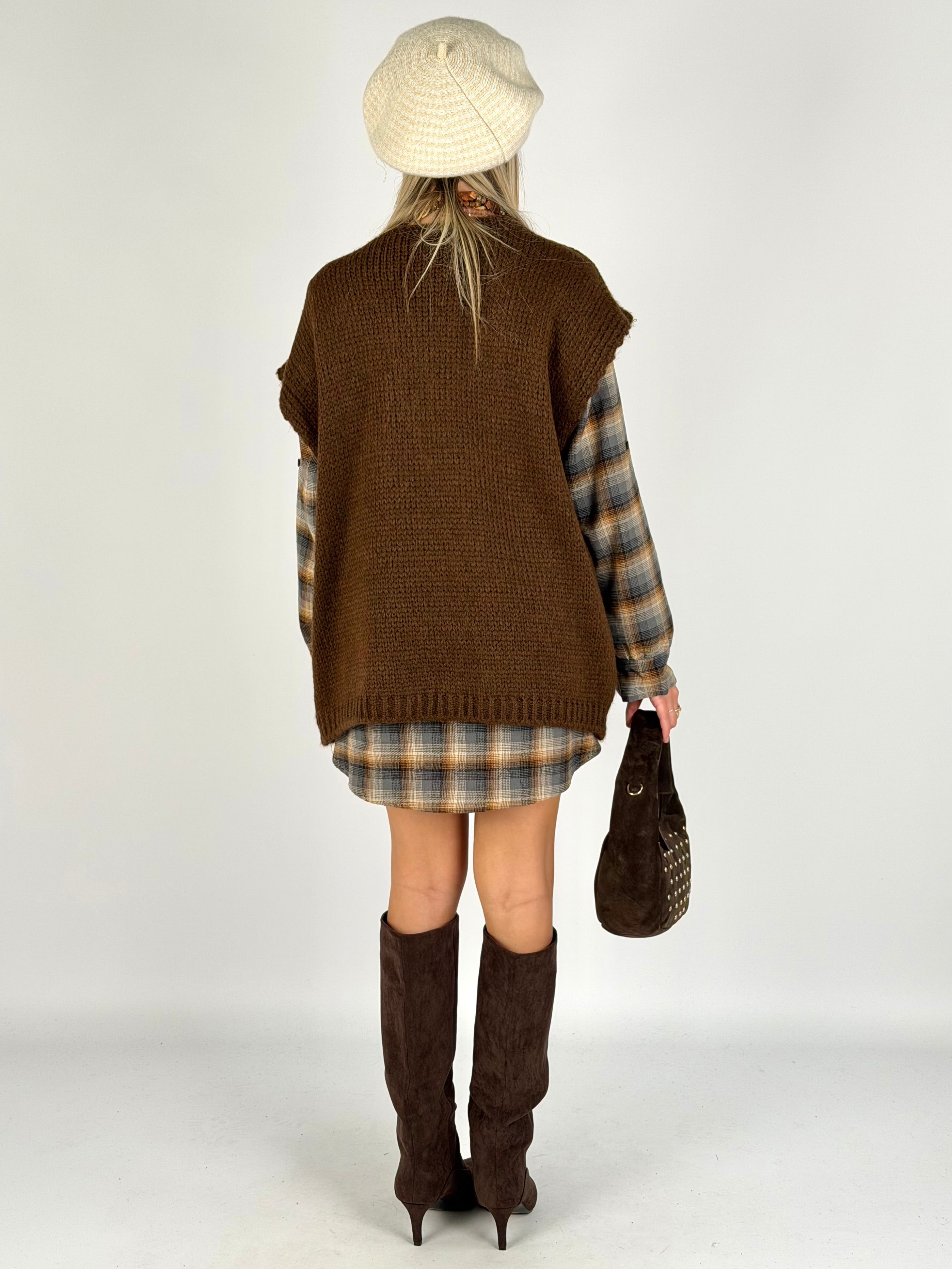 Smanicato + sciarpa Moro