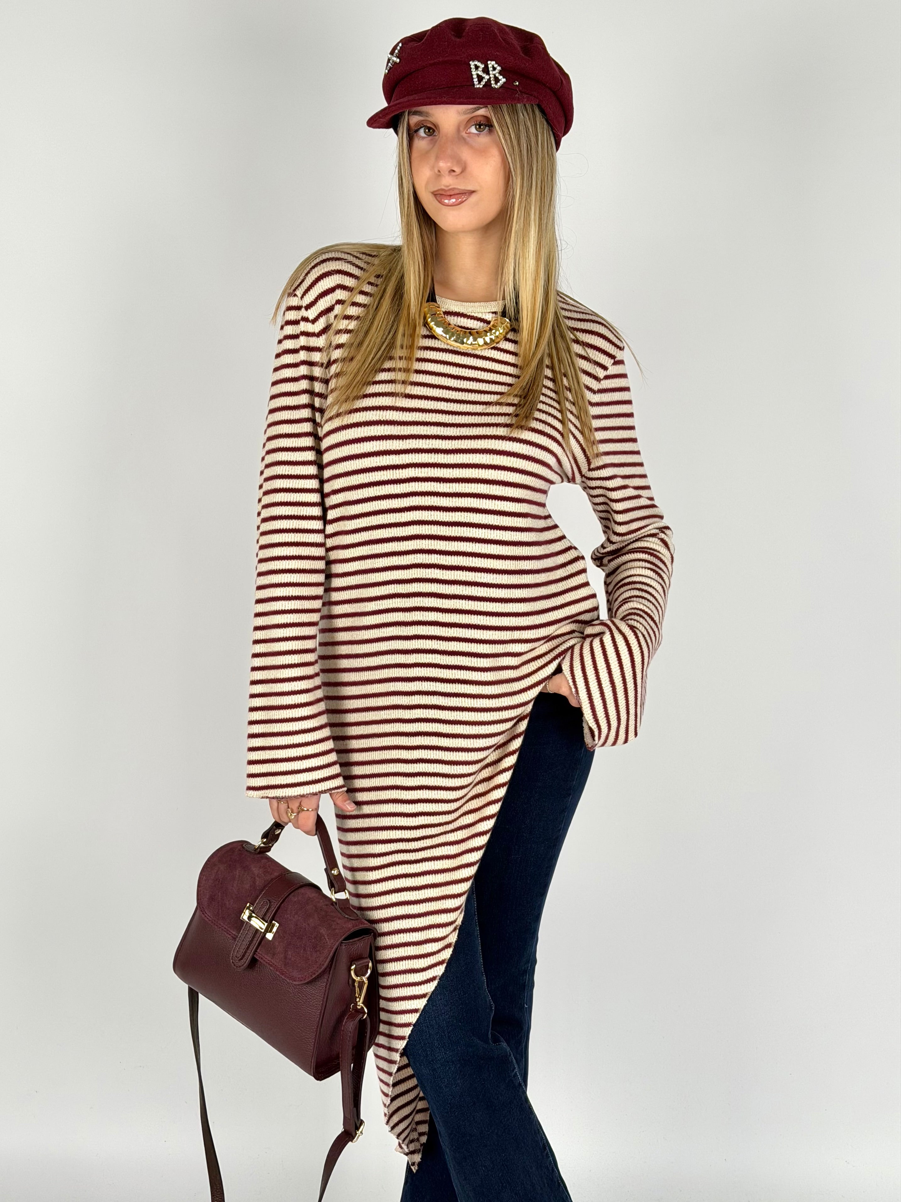 Maglia Alexandra bordeaux