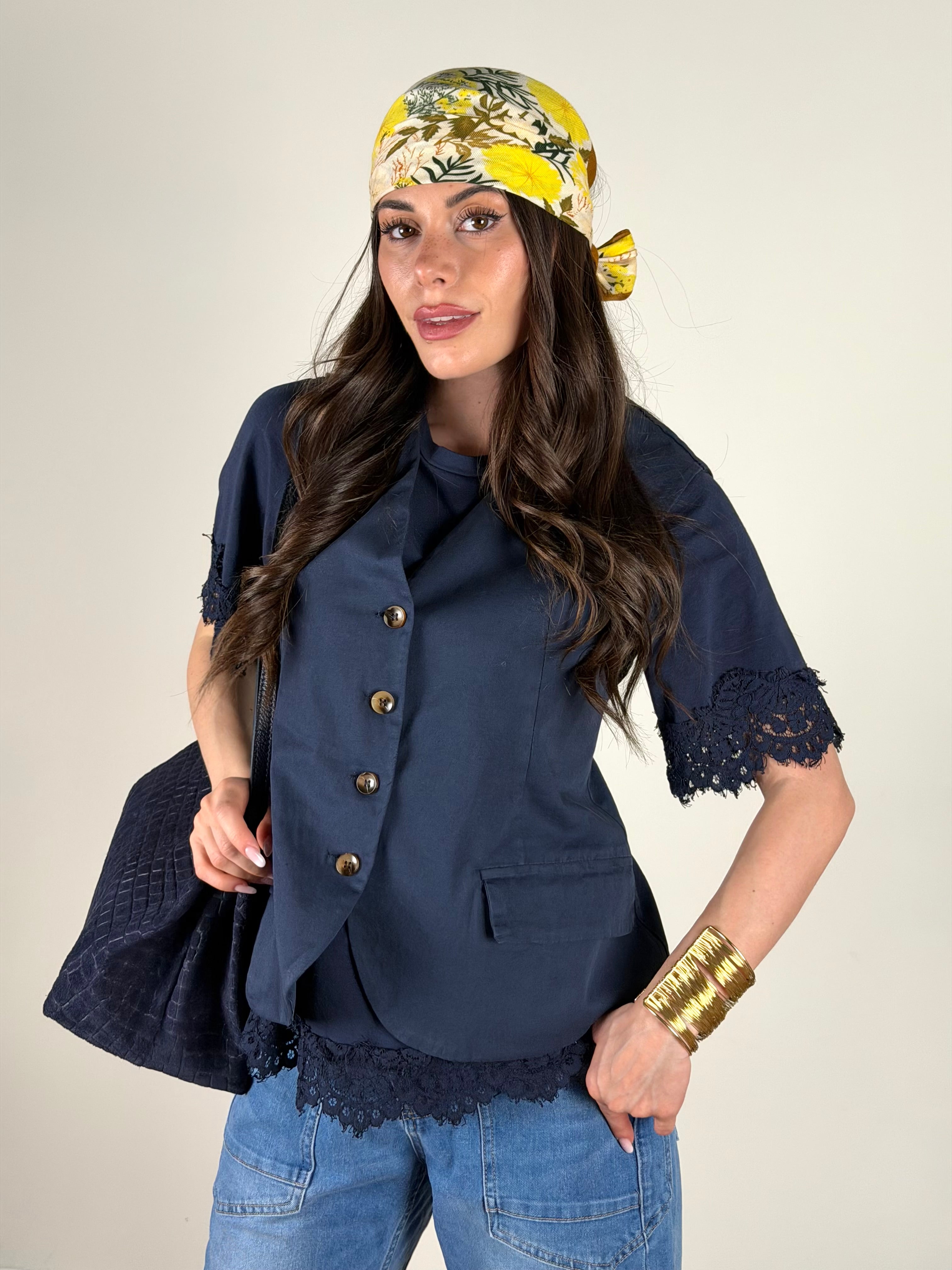 Gilet Lara blu
