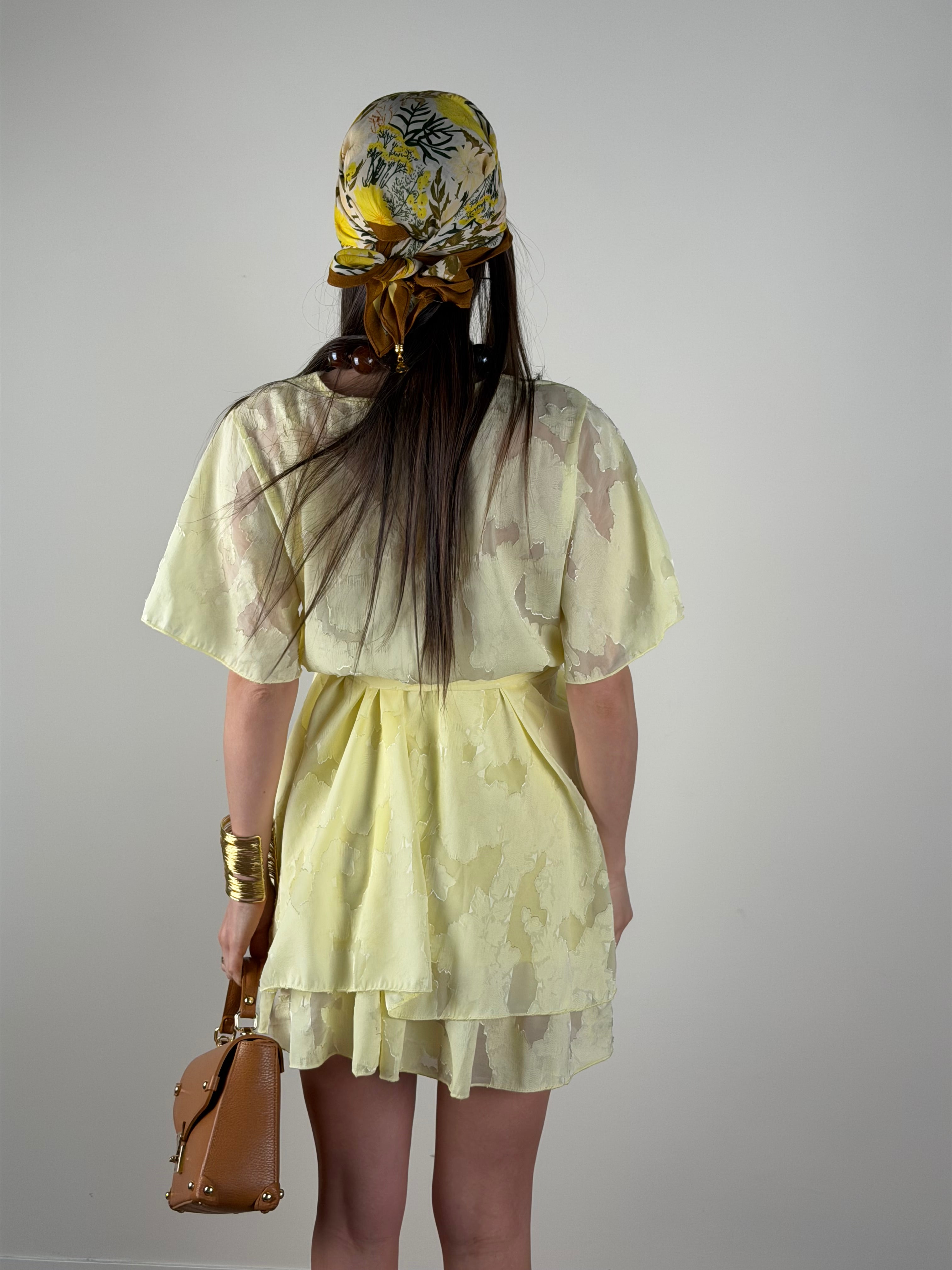 Abito Boho giallo
