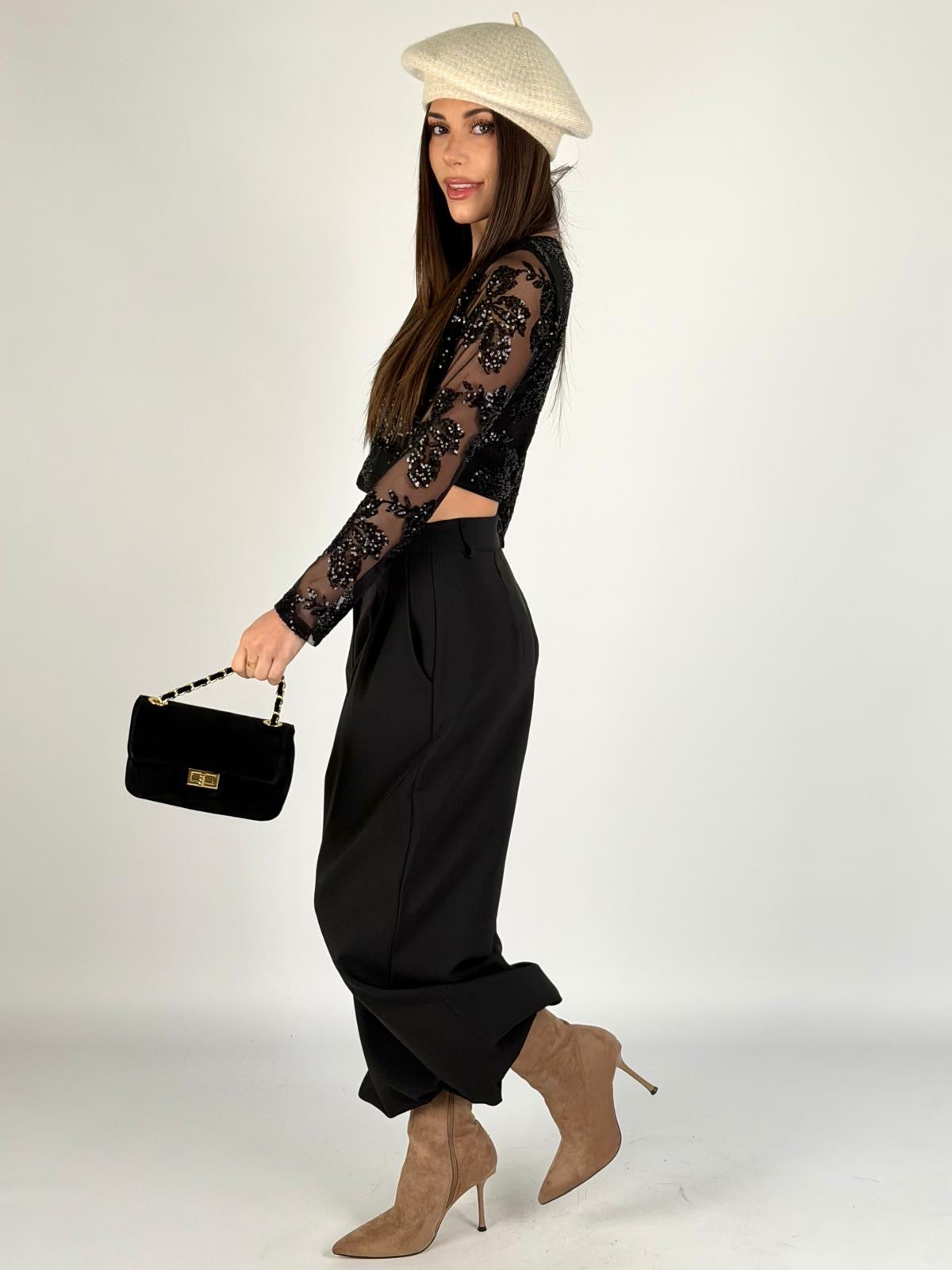 Pantalone Irene nero