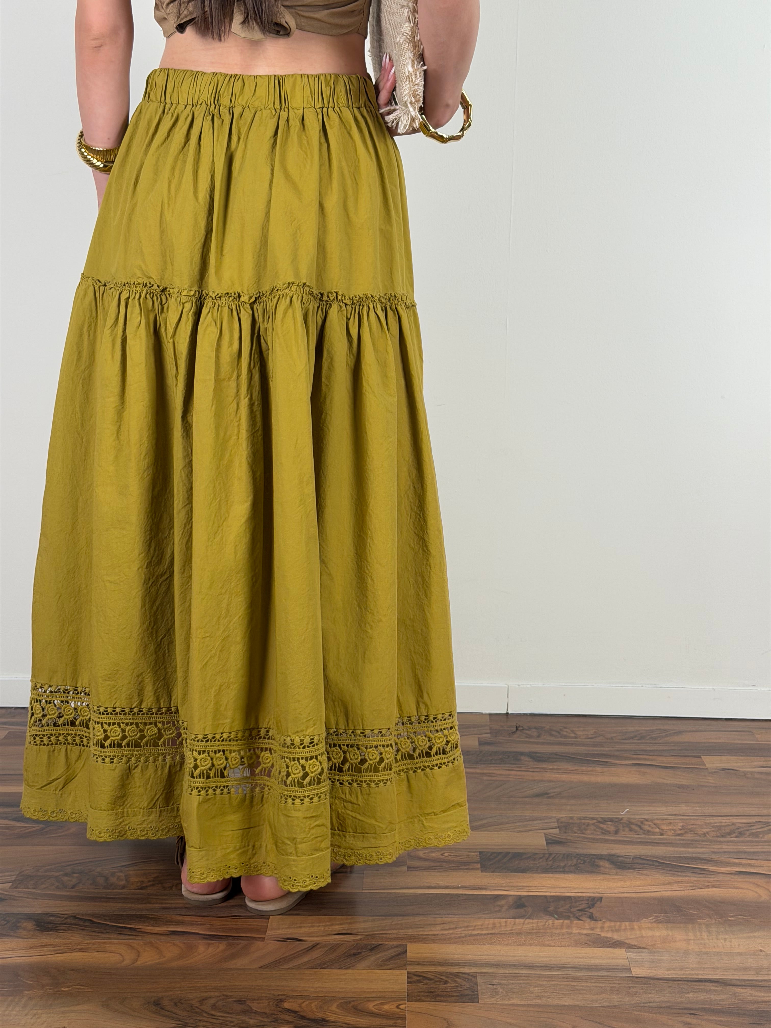 Gonna Dorotea verde
