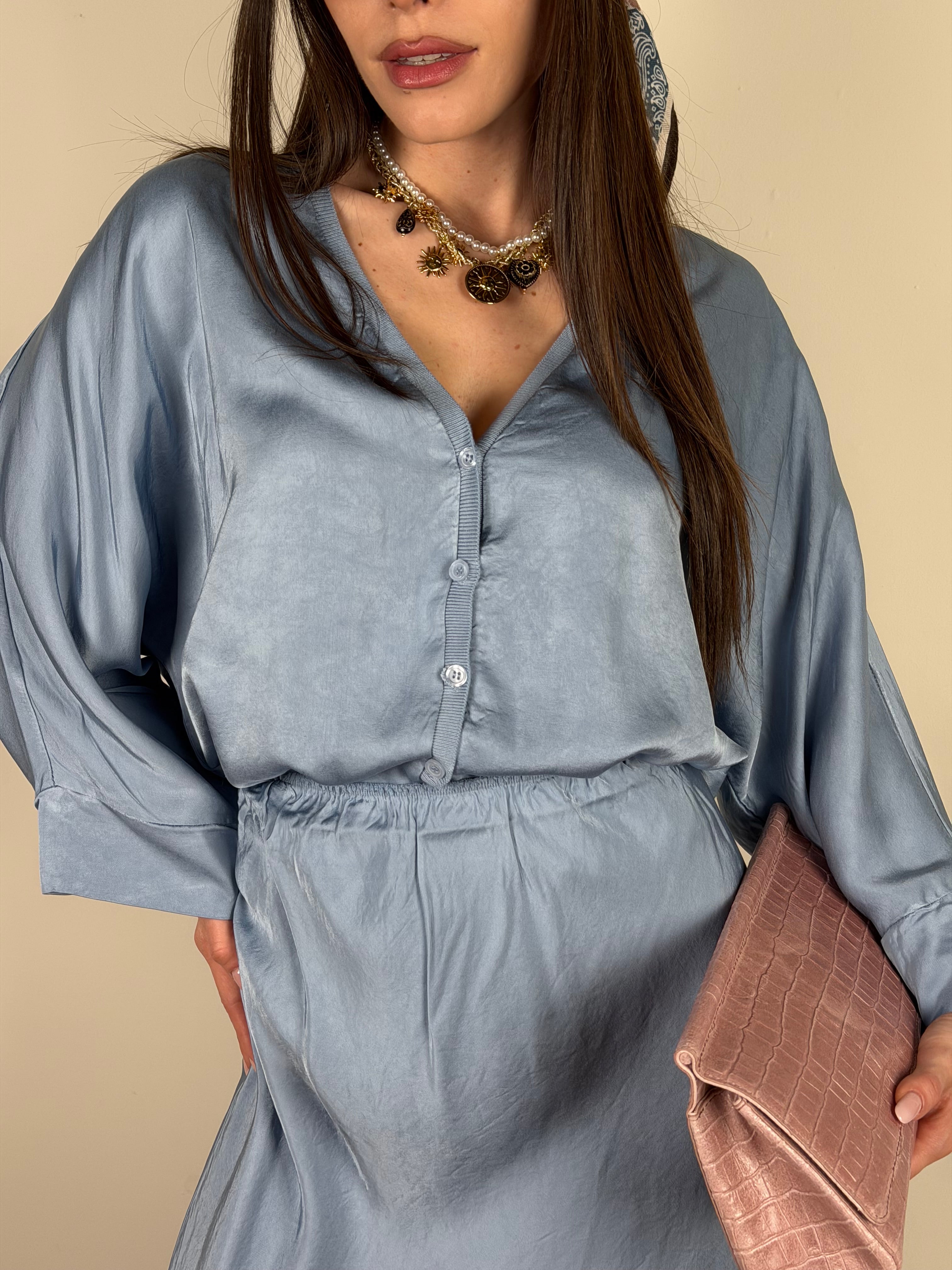 Camicia Paloma celeste