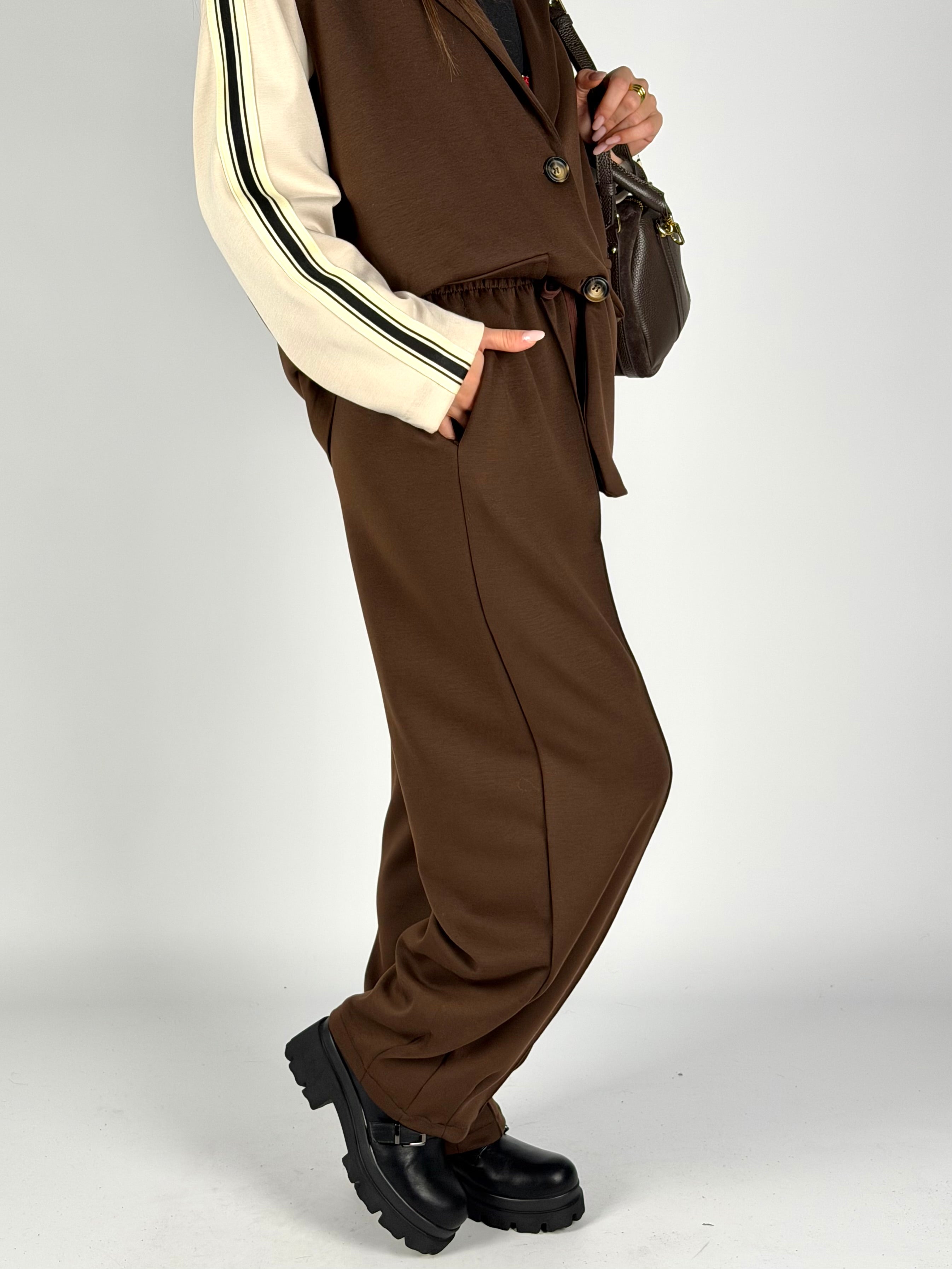 Pantalone completo banda moro