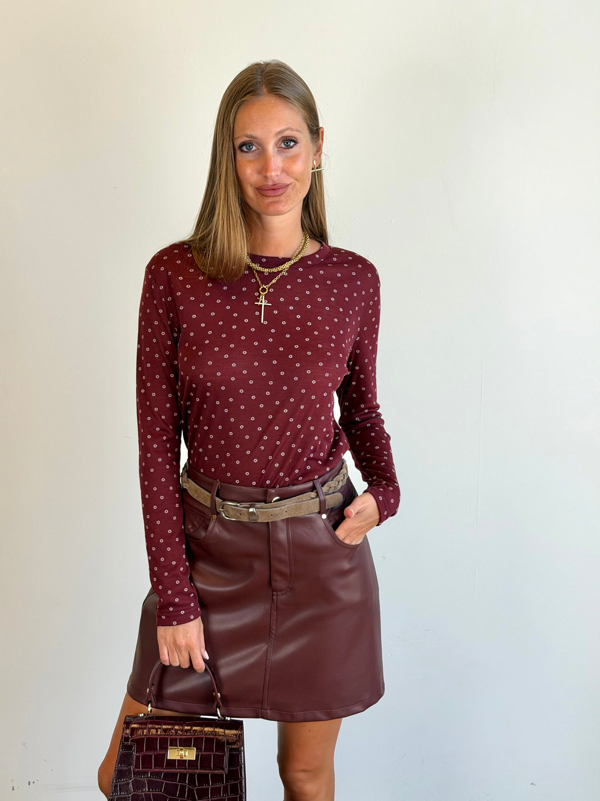 Maglia Alexa bordeaux