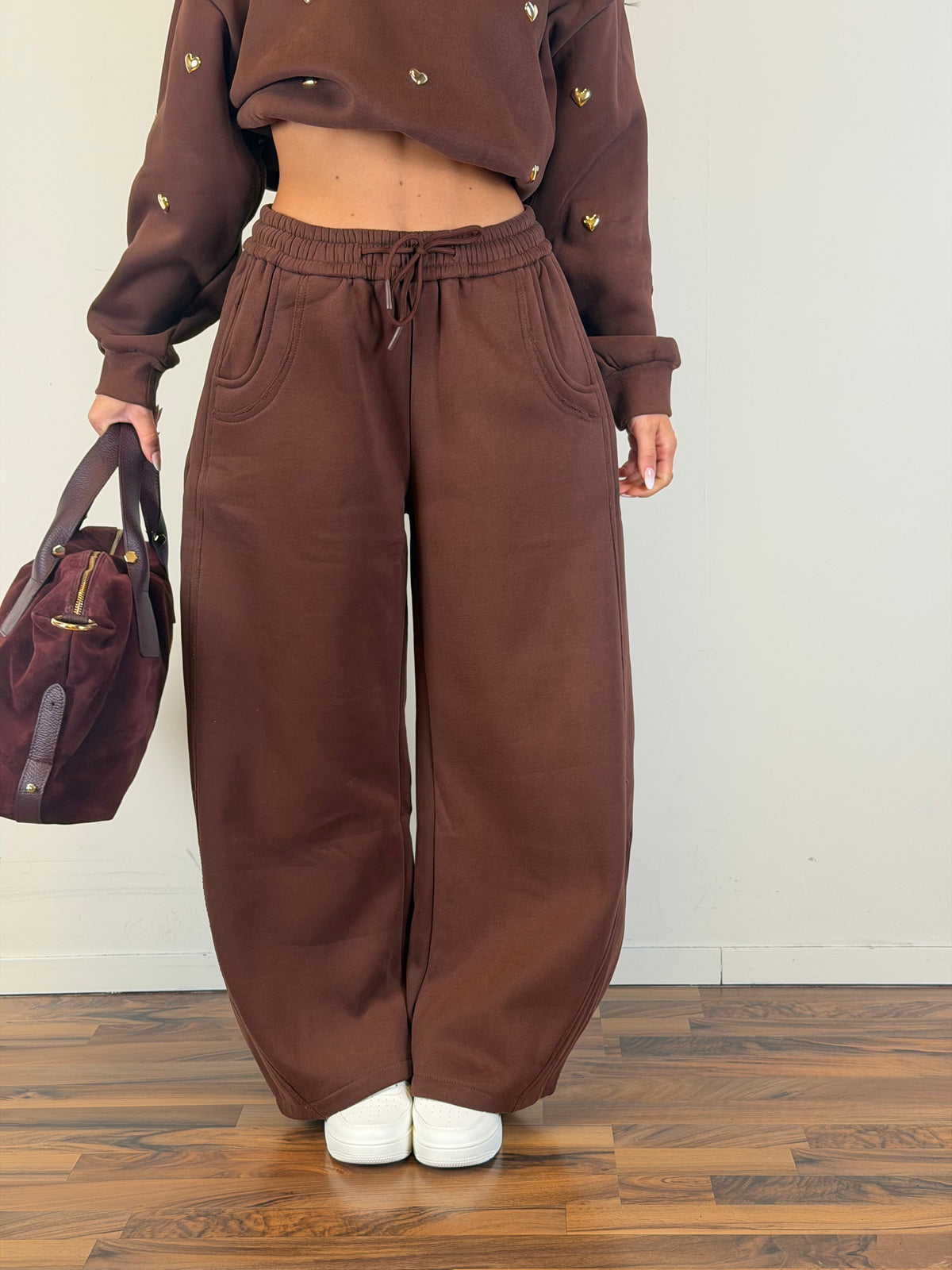 Pantalone tuta Romantica moro