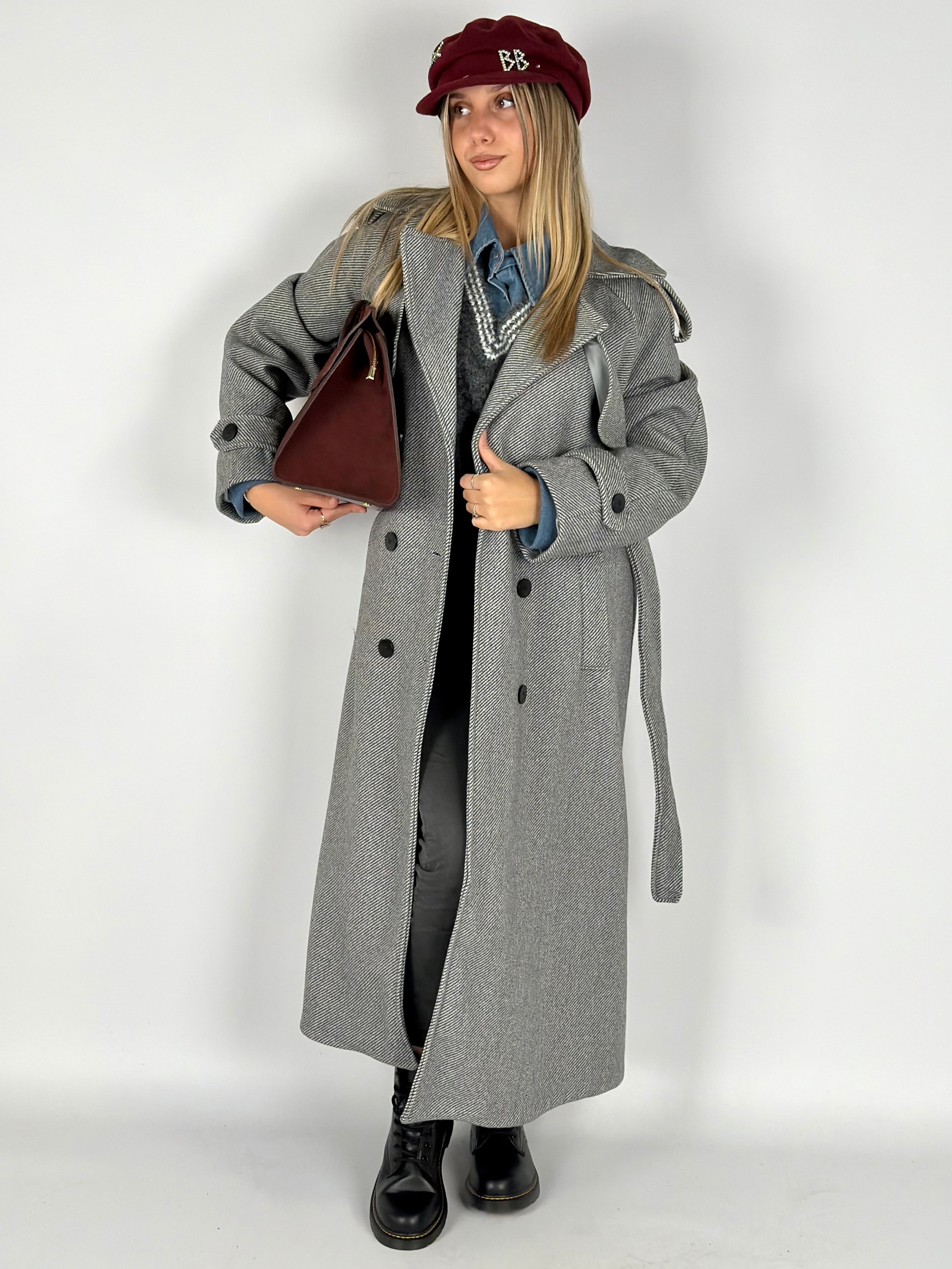 Cappotto Hanita nero