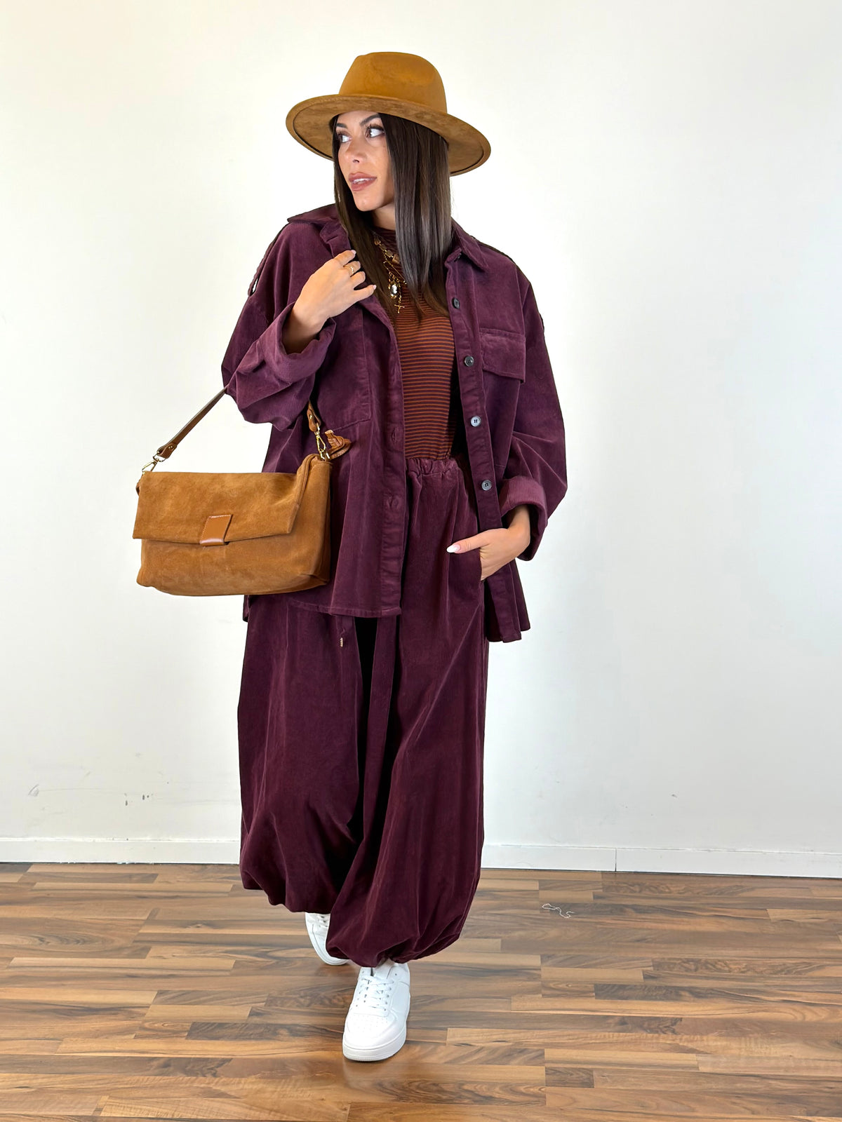 Camicia Ginny bordeaux