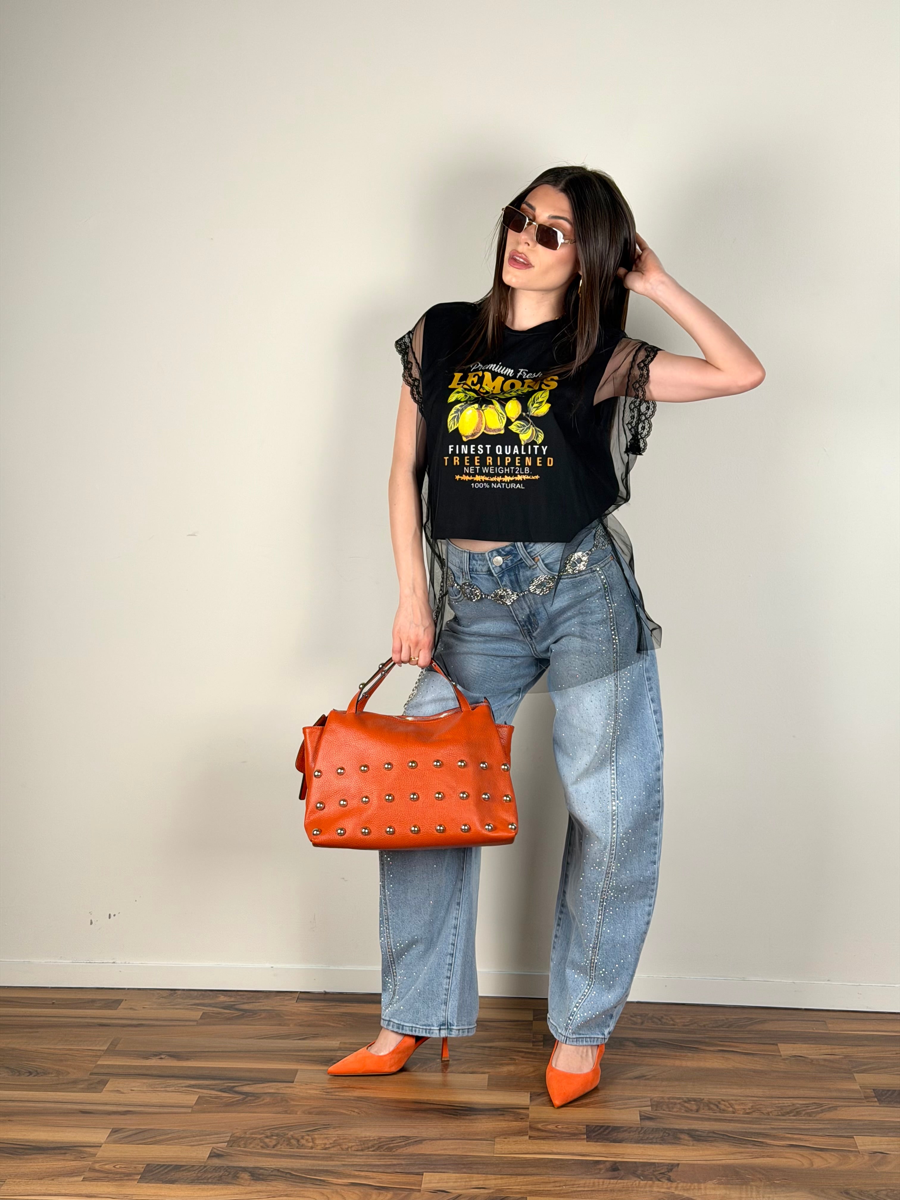 Maglia LEMON nera